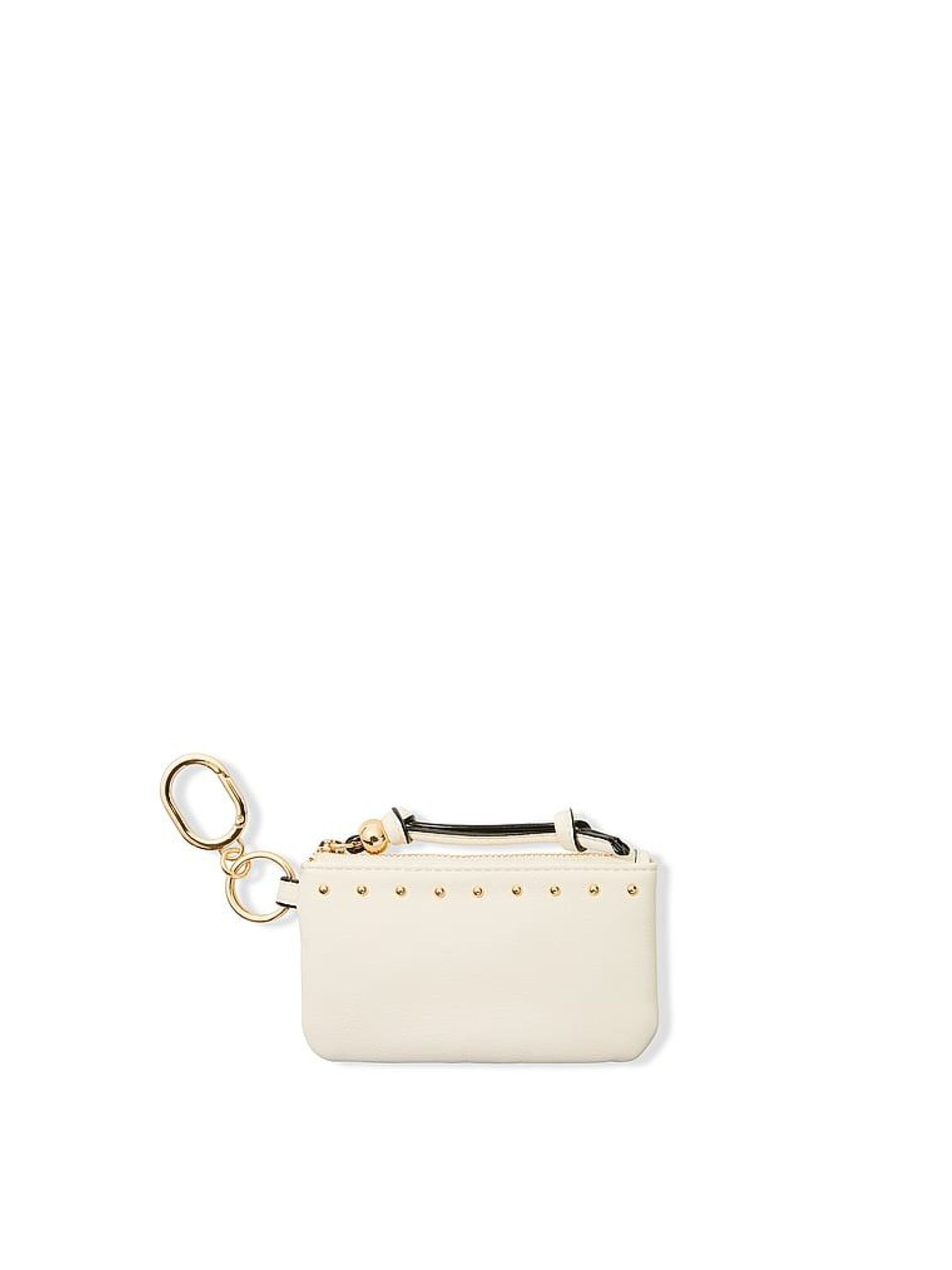 Swan Studs Cream Purse Keyring (H21535) | £15