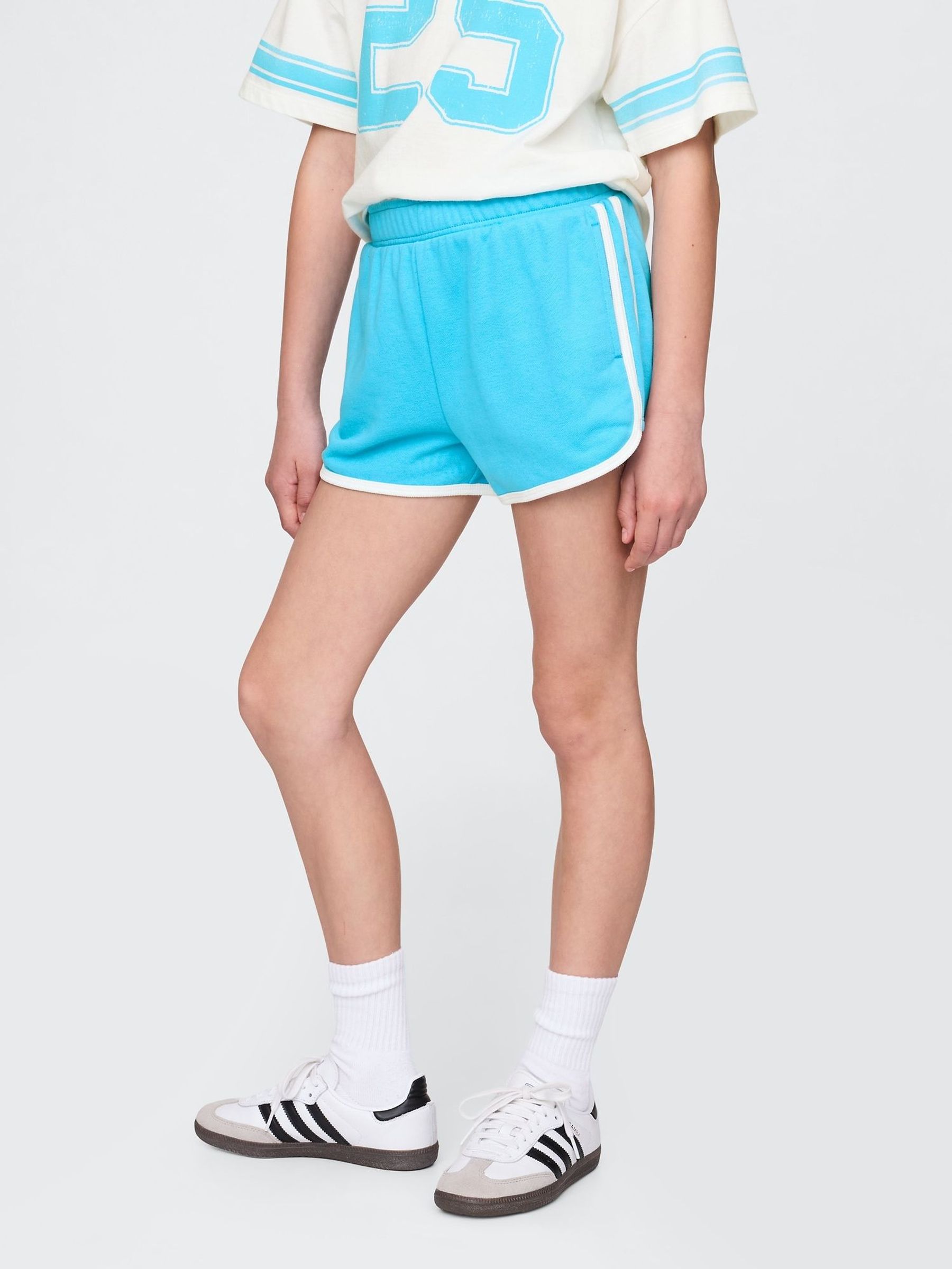 Blue VintageSoft Dolphin Sweat Shorts (4-13yrs) (H22586) | £18