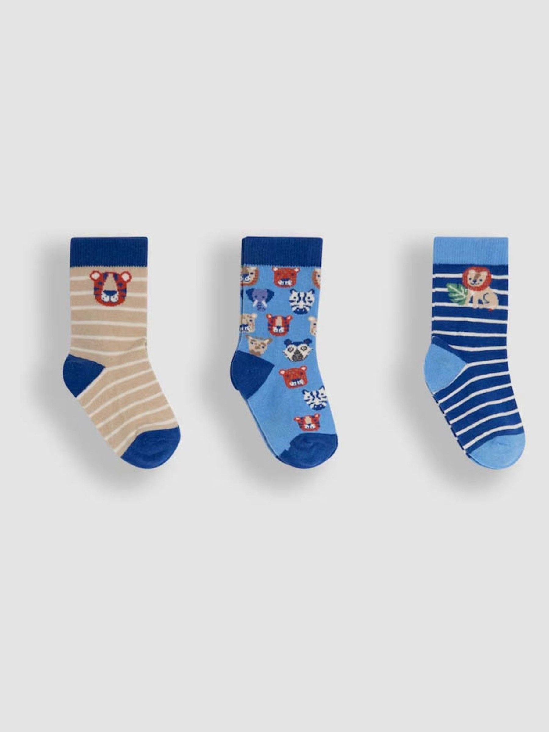 Indigo 3-Pack Socks (H23442) | £9.50