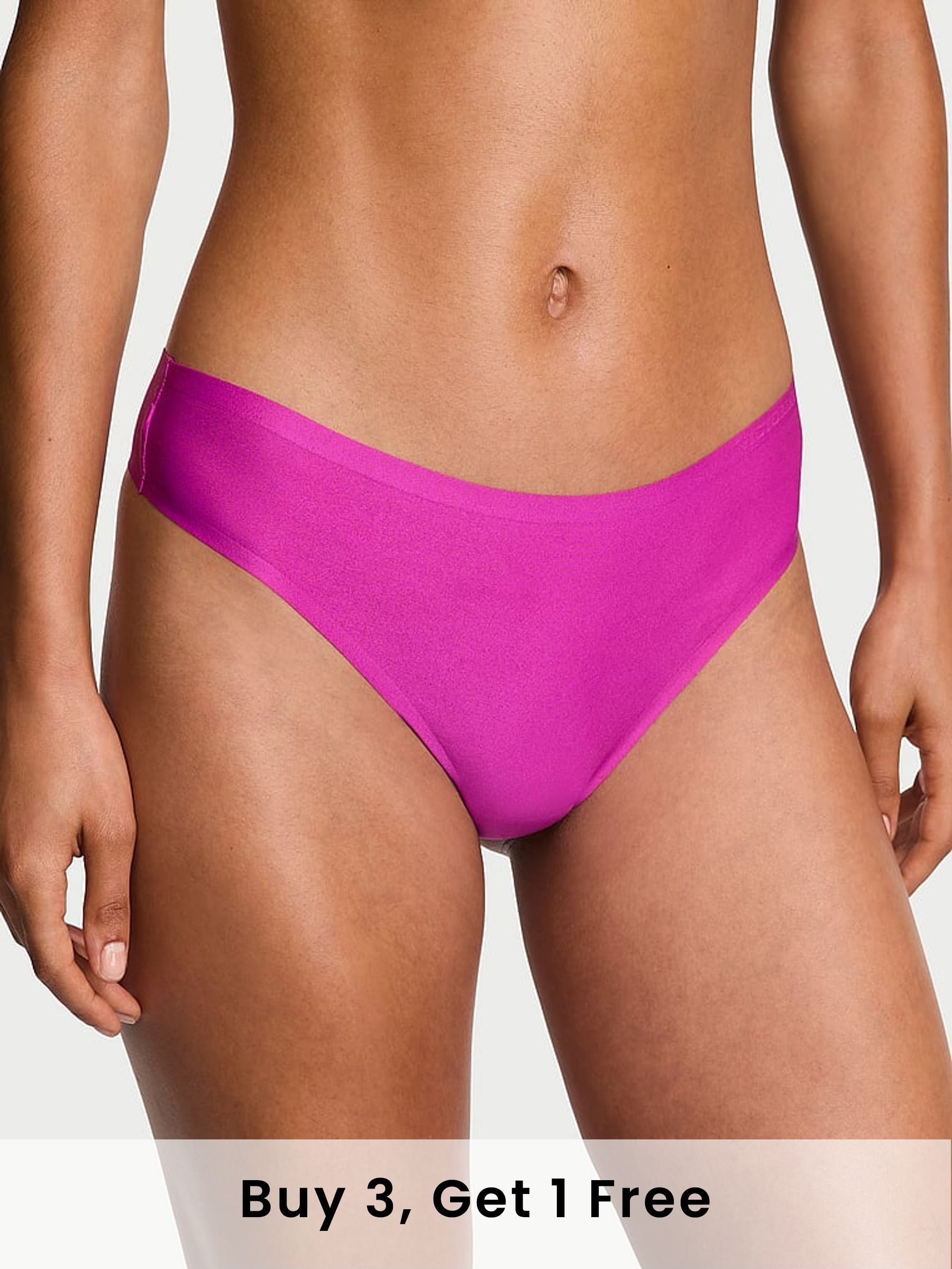 Allure Pink Thong Mid-Rise Knickers (H23567) | £14