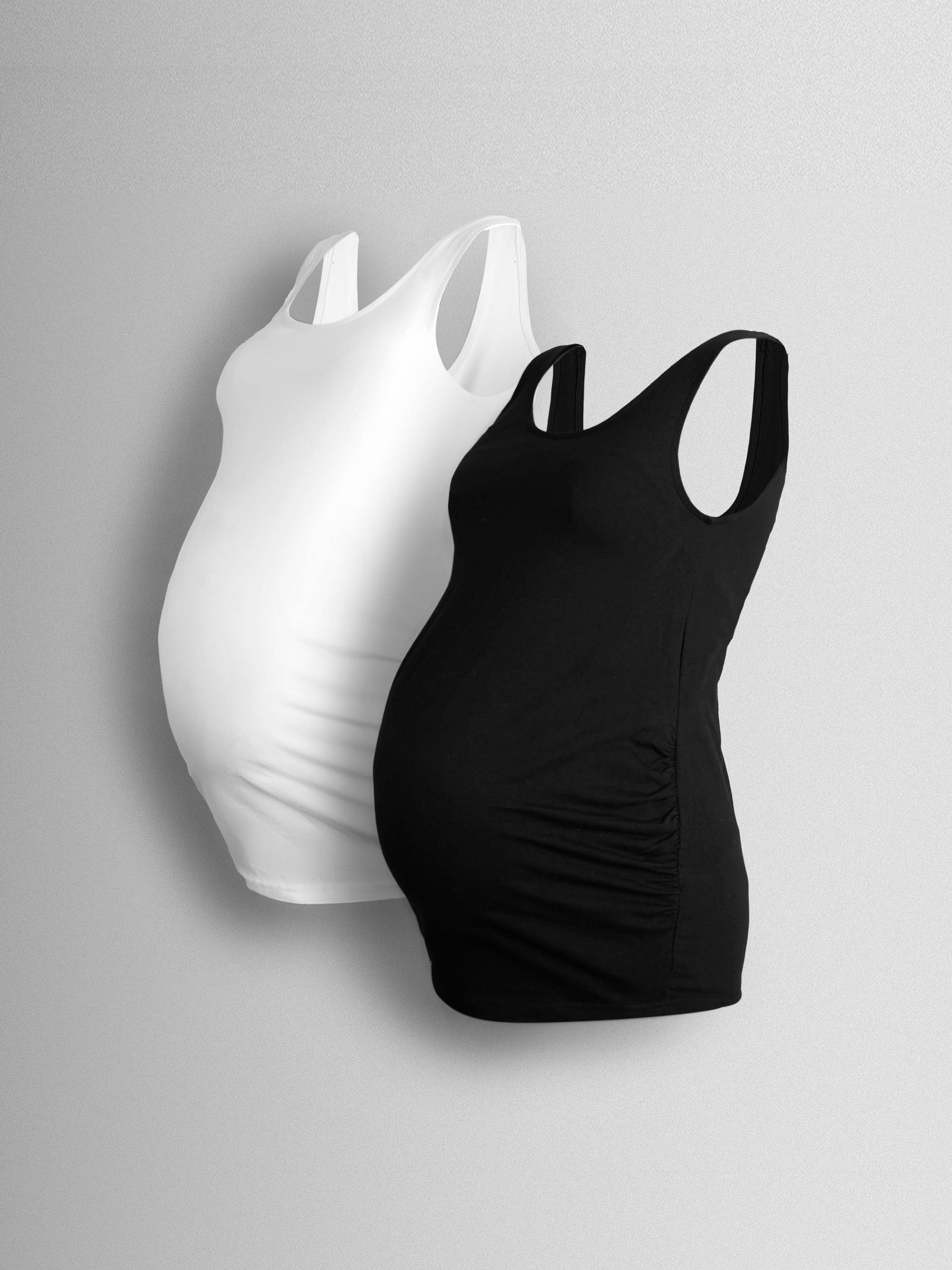 Black 2-Pack Maternity Vests (H26911) | £32