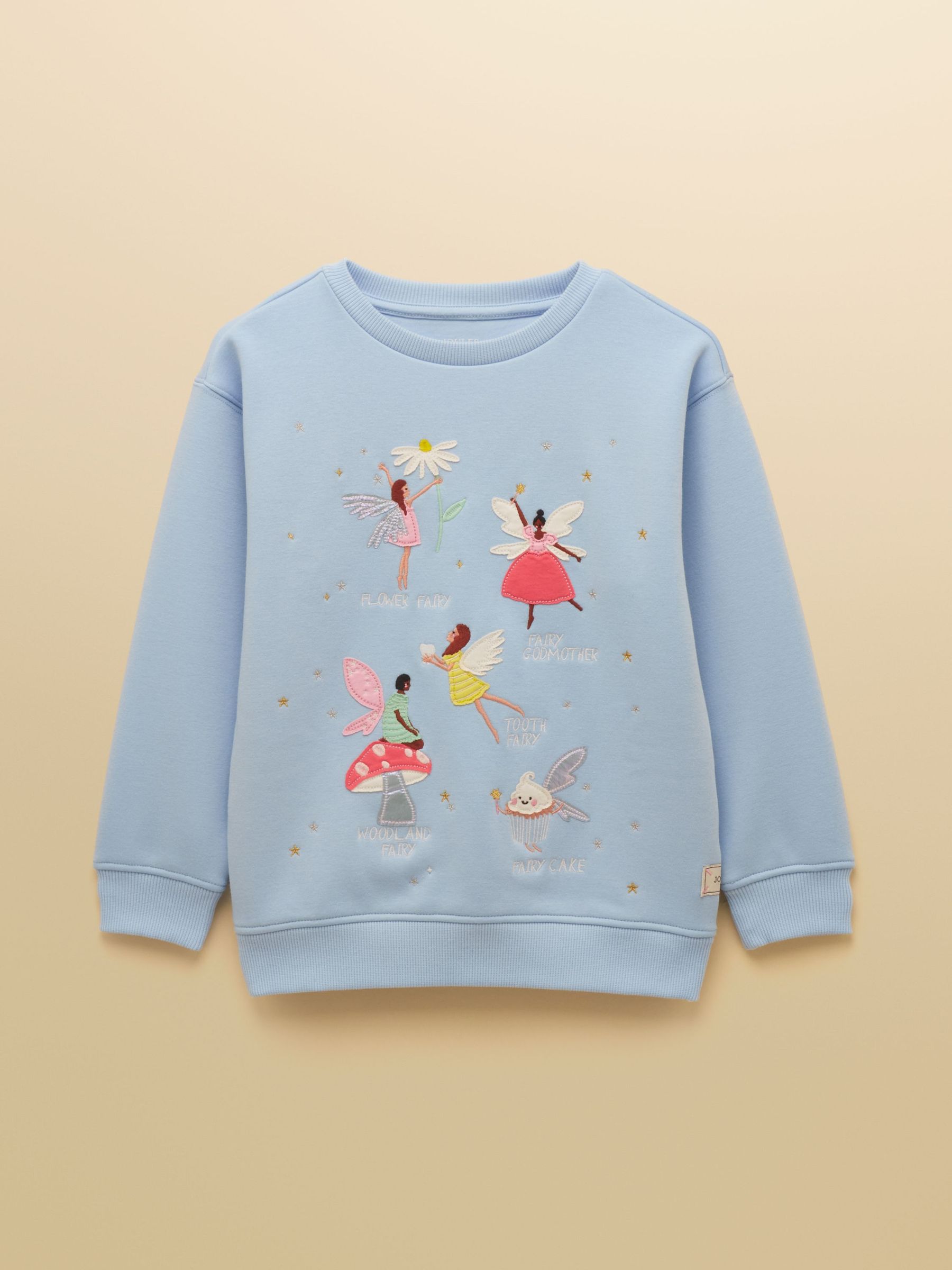 Kids' Mackenzie Blue Fairy Sweatshirt With Faux Faur Lining (H27189) | £24 - £27