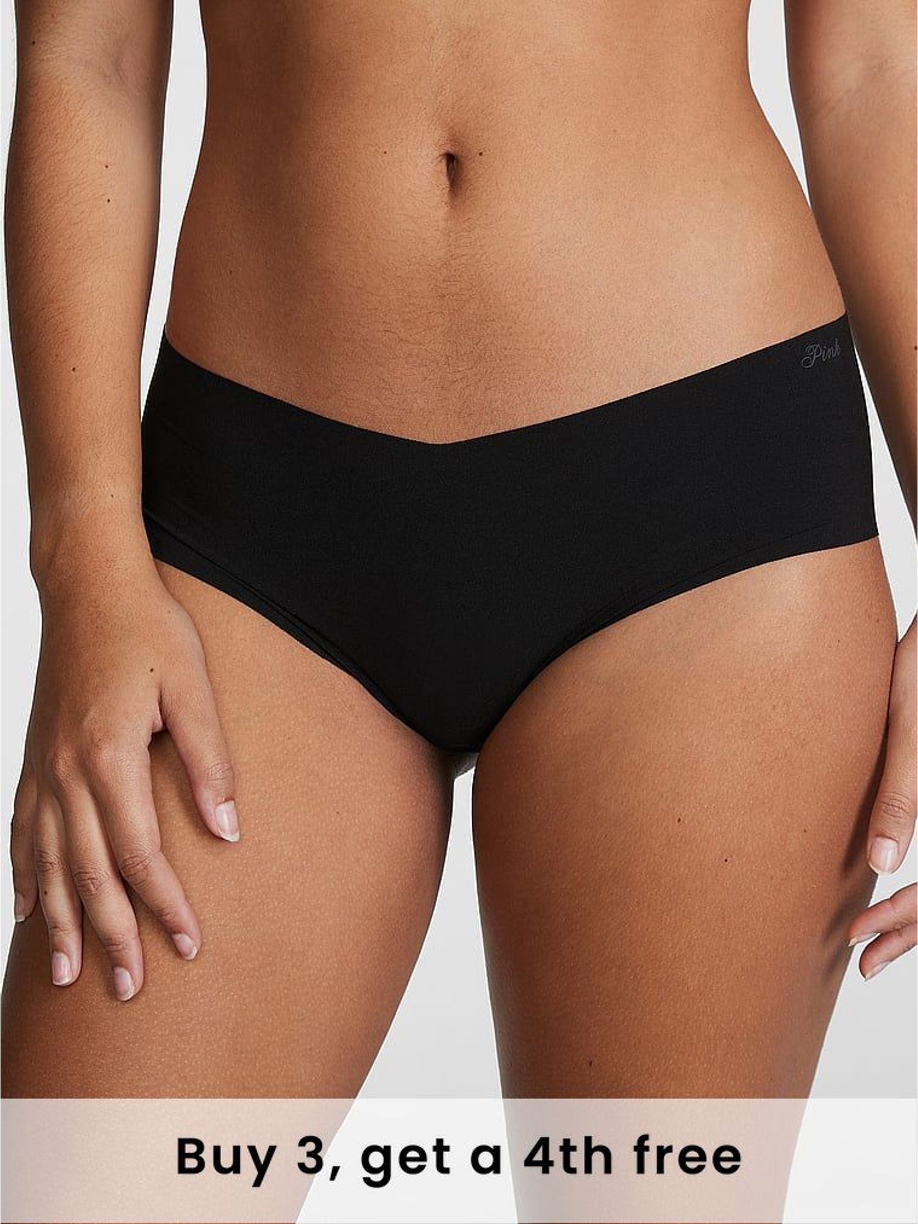 Black Hipster No Show Knickers (H27965) | £9