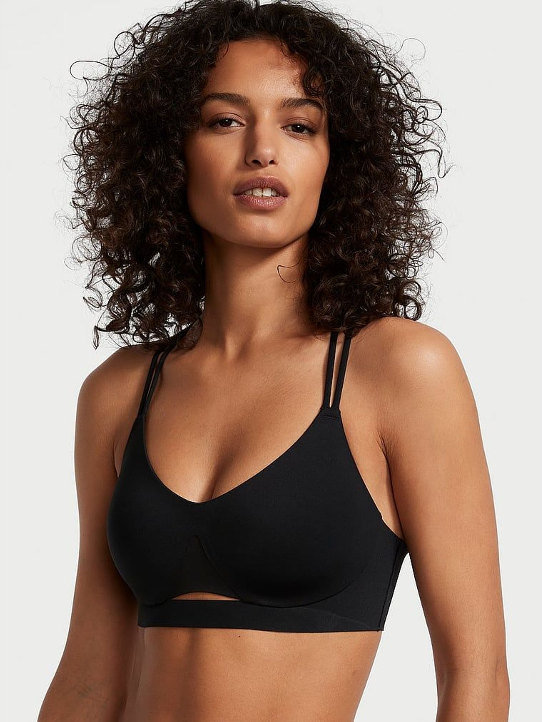 Black Elevate™ Strappy Comfort Low Support Sports Bra (H28509) | £45