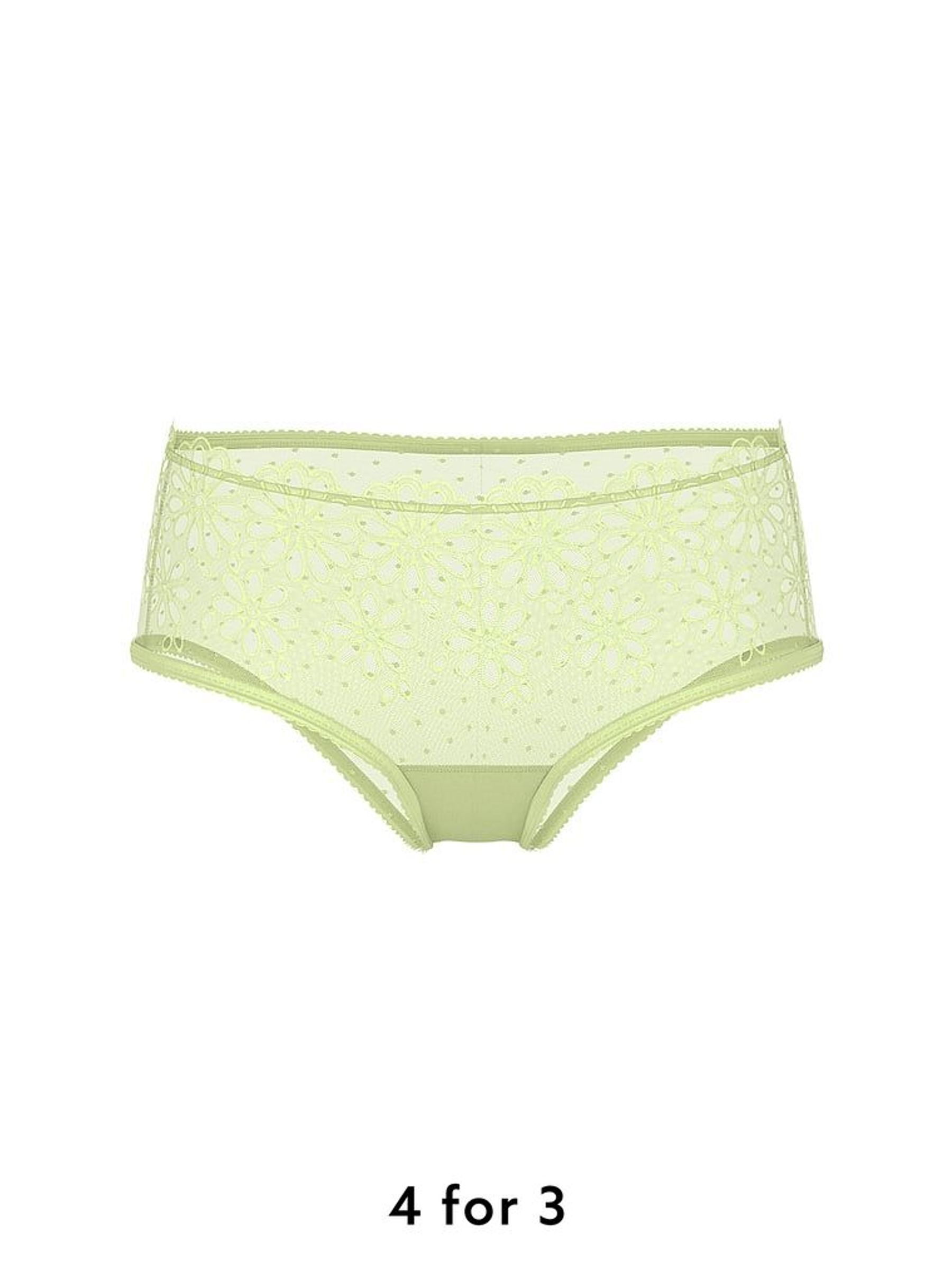 New Reed Green Eyelet Mesh Knickers (H28551) | £9