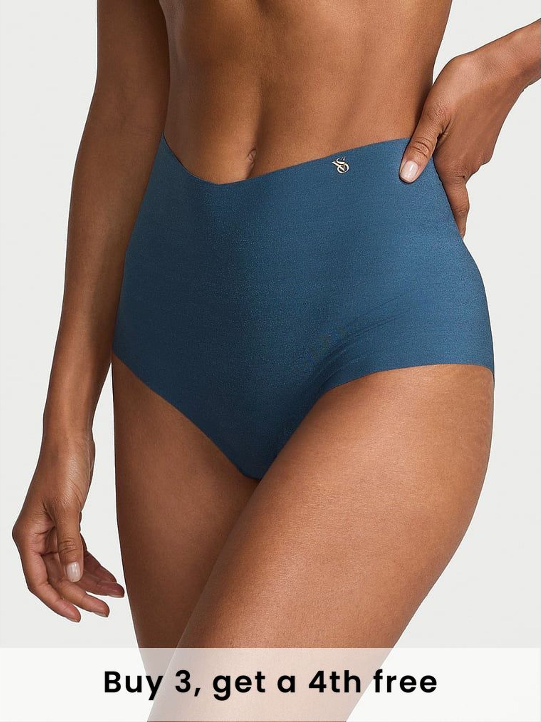 Midnight Sea Blue Brief Knickers (H28612) | £9