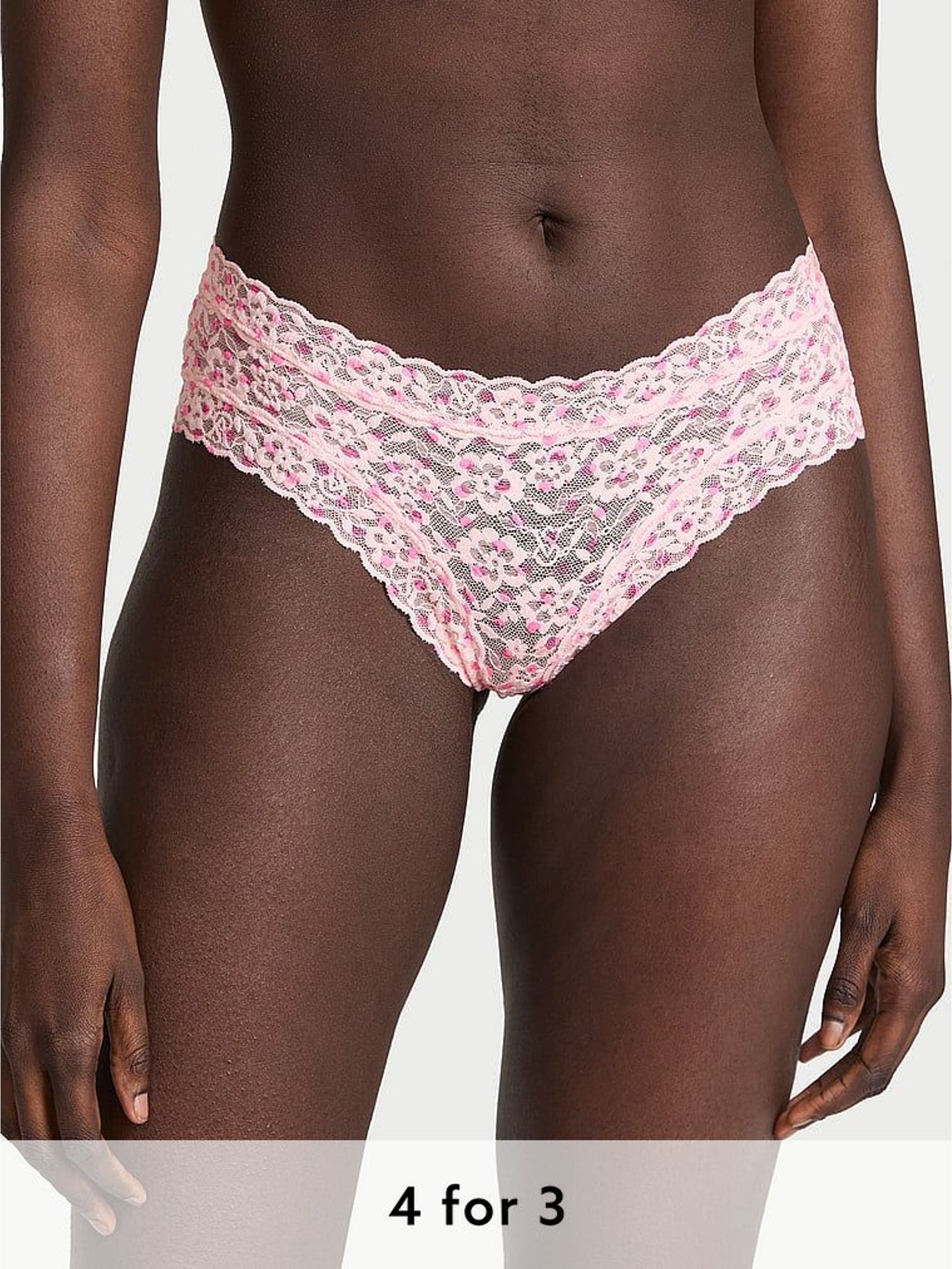 Purest Pink Dot Cheeky Knickers (H28645) | £9