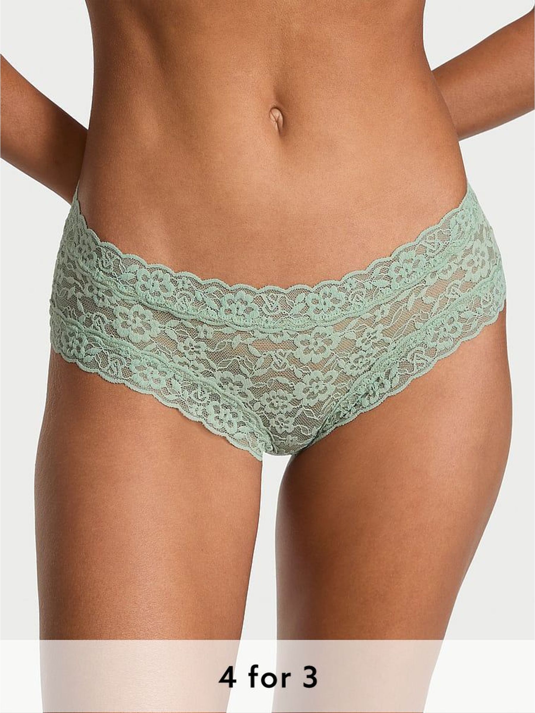 Seasalt Green Cheeky Strappy Back Knickers (H28647) | £9