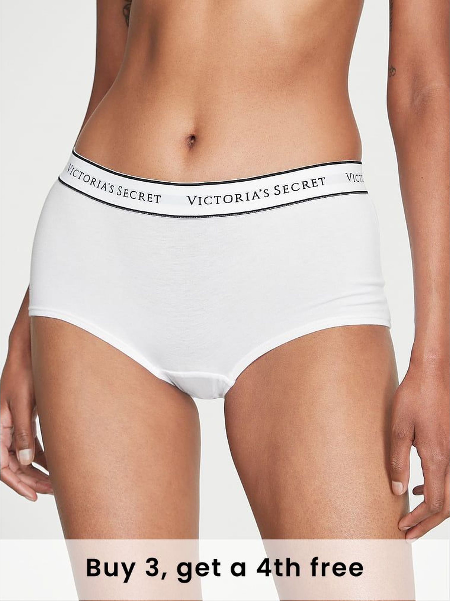 White Short Logo Knickers (H28674) | £9