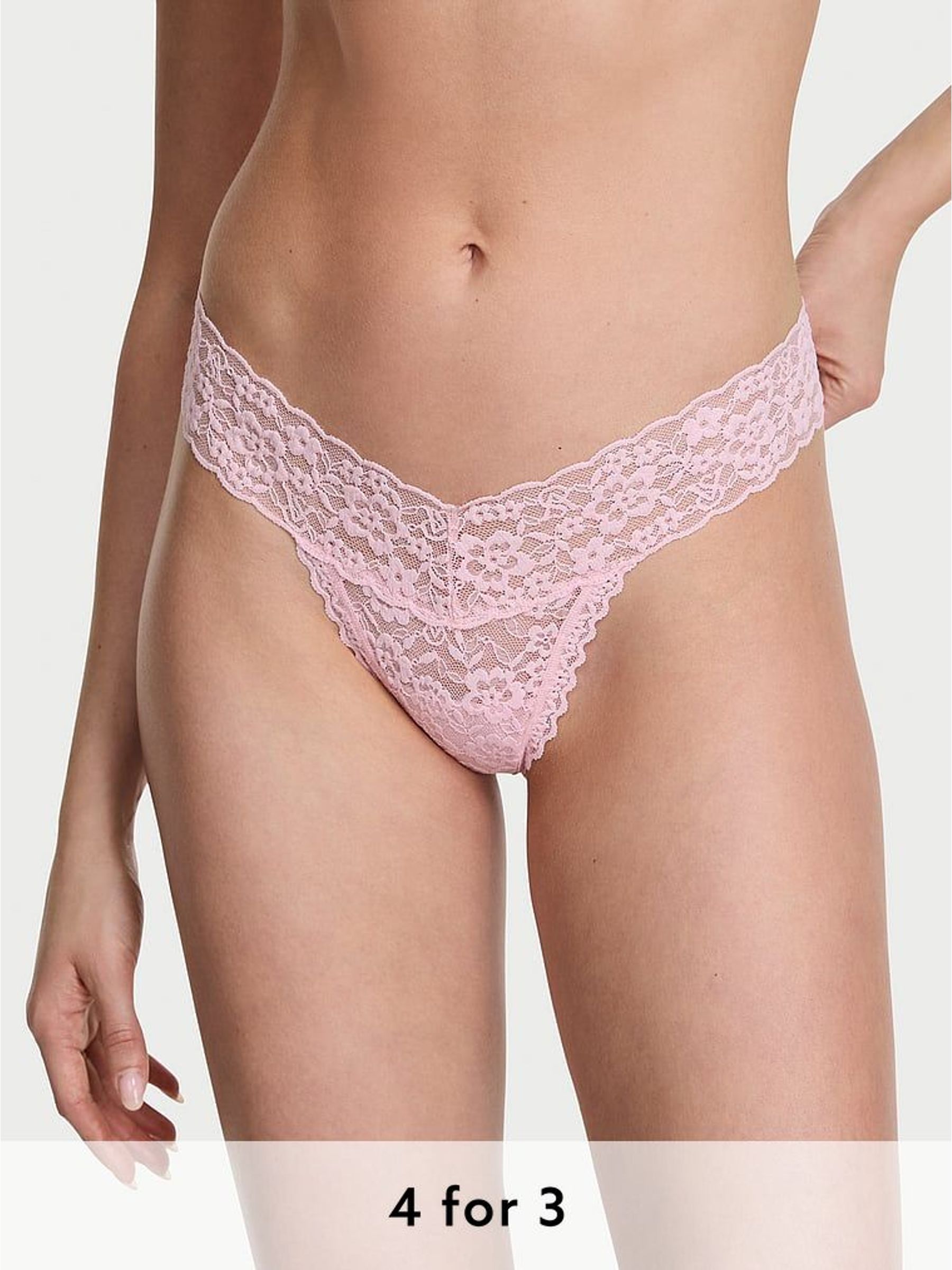 Pretty Blossom Pink Thong Knickers (H28711) | £9