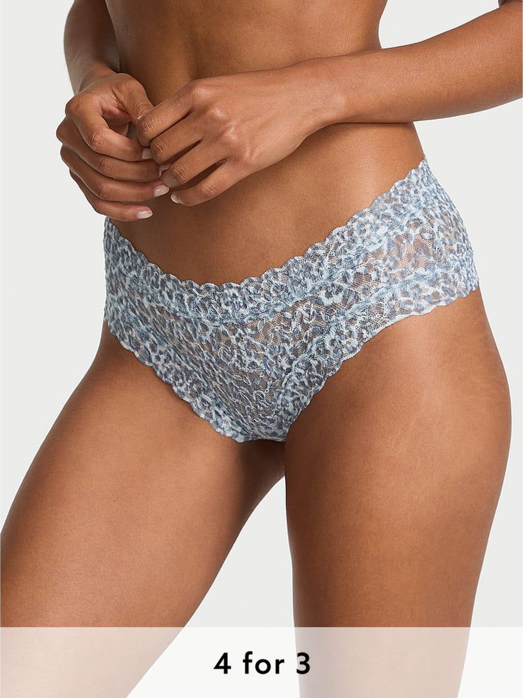 Blue Leopard Cheeky Knickers (H28723) | £9