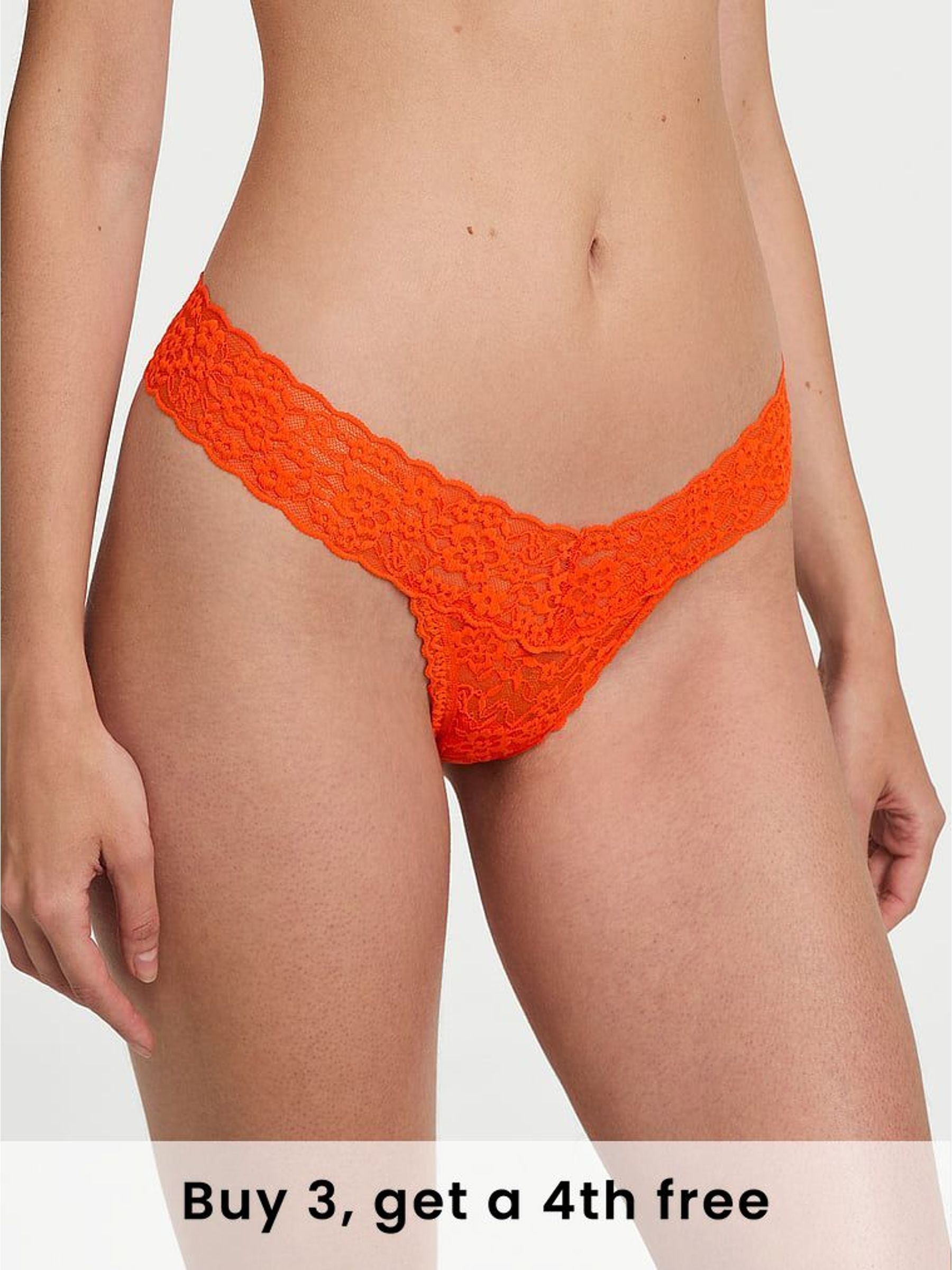 Wild Orange Thong Knickers (H28727) | £9