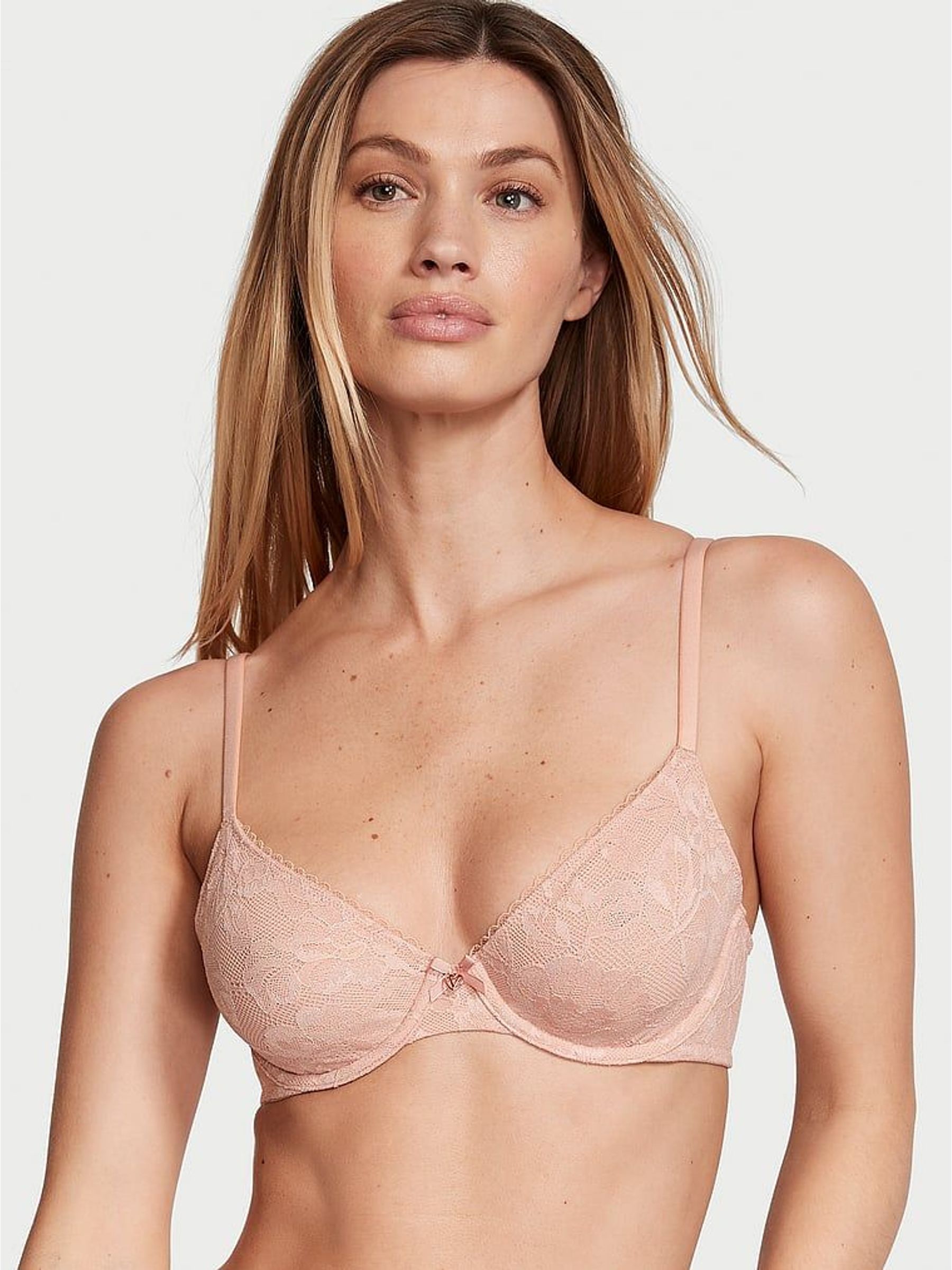 Macaron Nude Invisible Lift Lace Bra (H28731) | £35