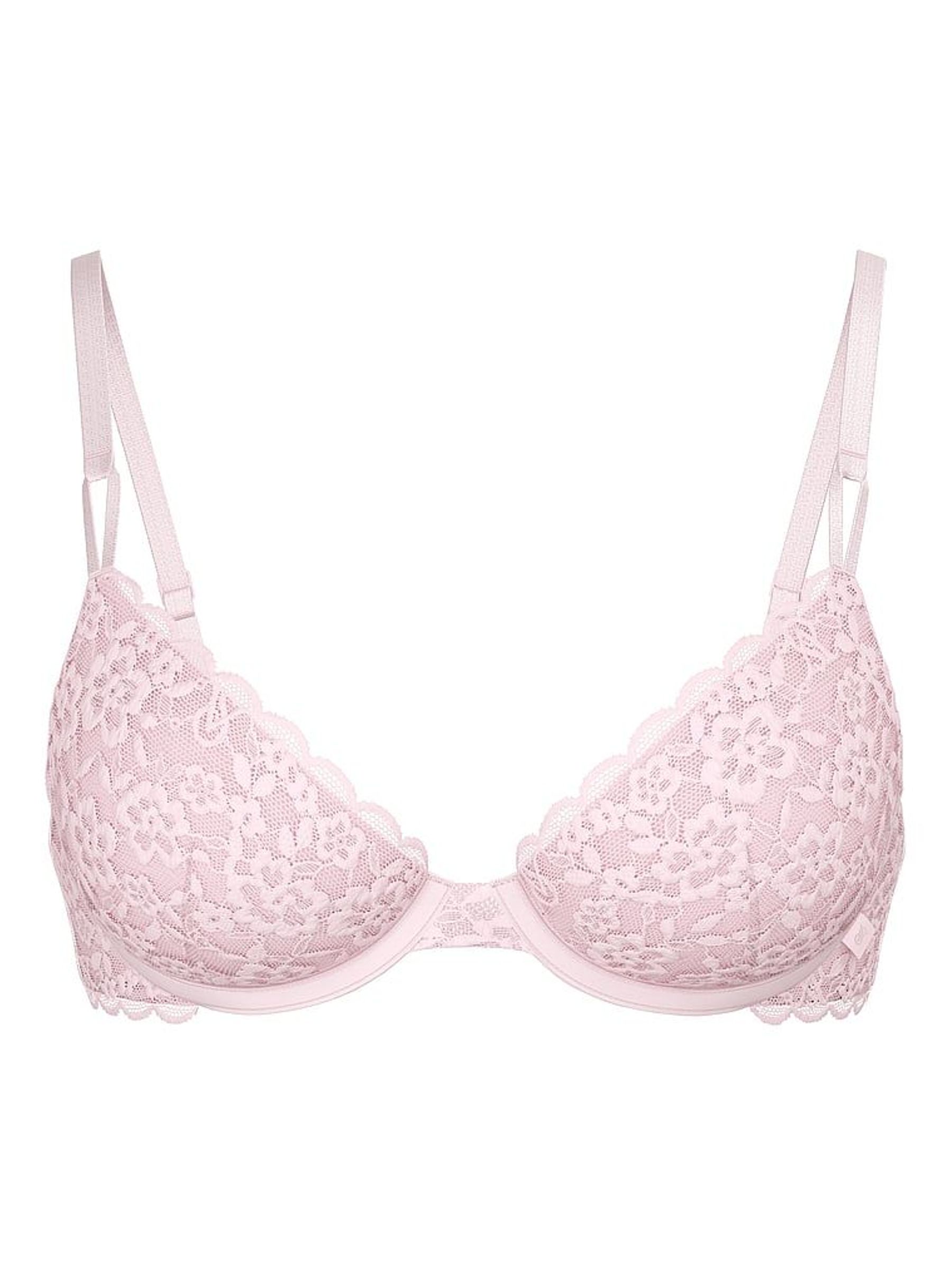 Pretty Blossom Pink Demi Sexy T-Shirt Lace Bra (H28810) | £25