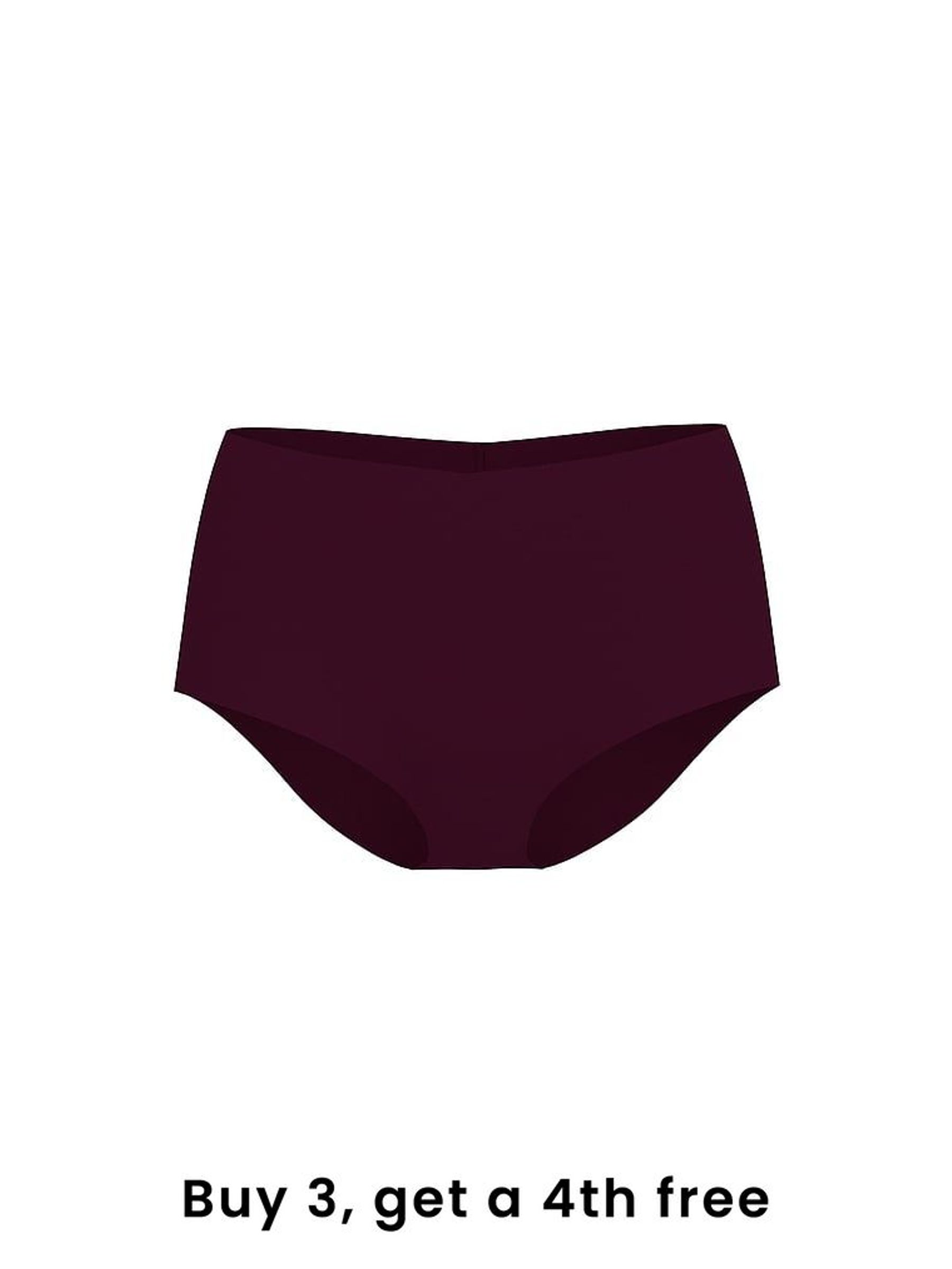 Winter Wine Red Brief Knickers (H28855) | £9