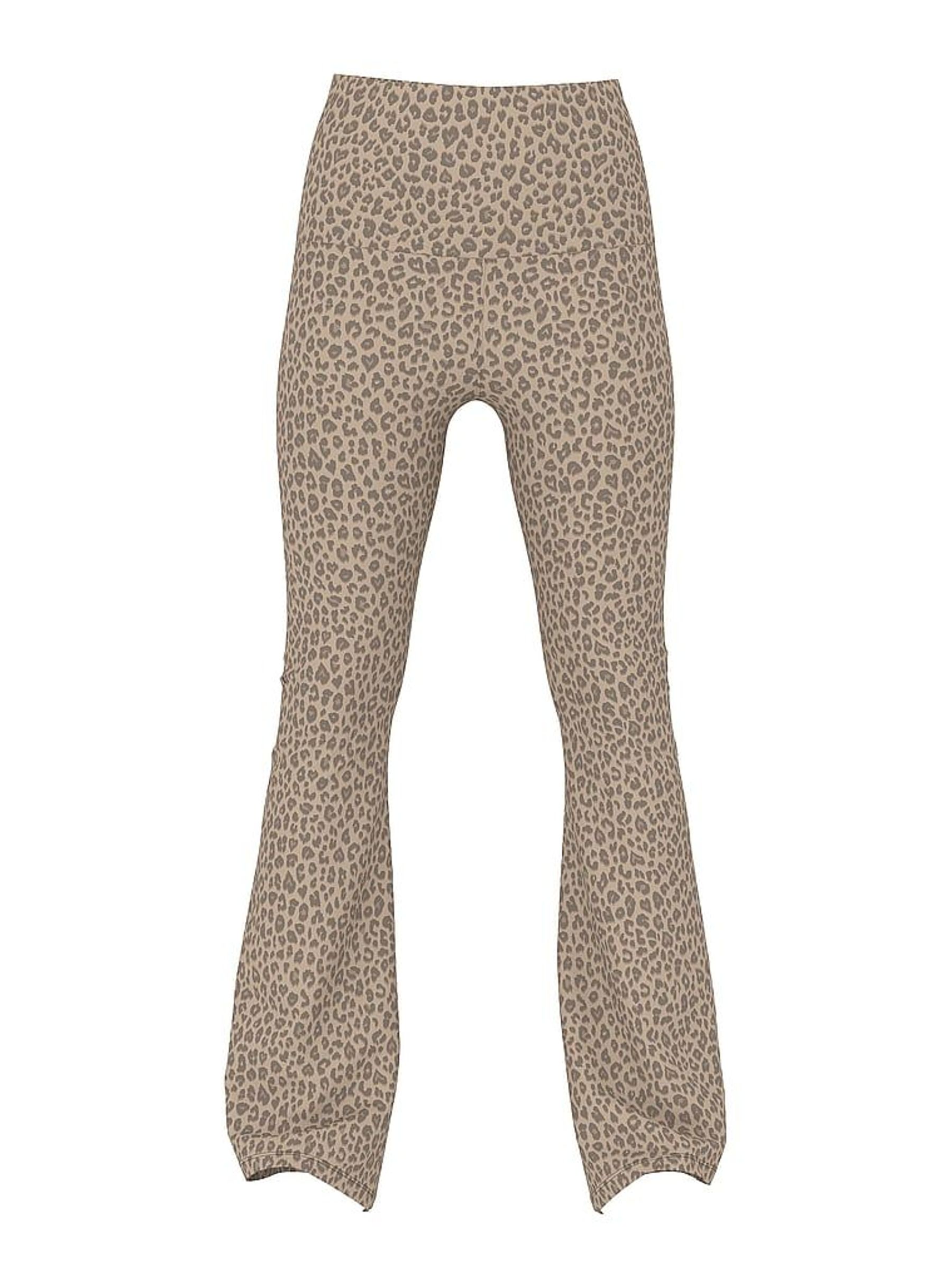 Brown Leopard Foldover Leggings (H28859) | £39
