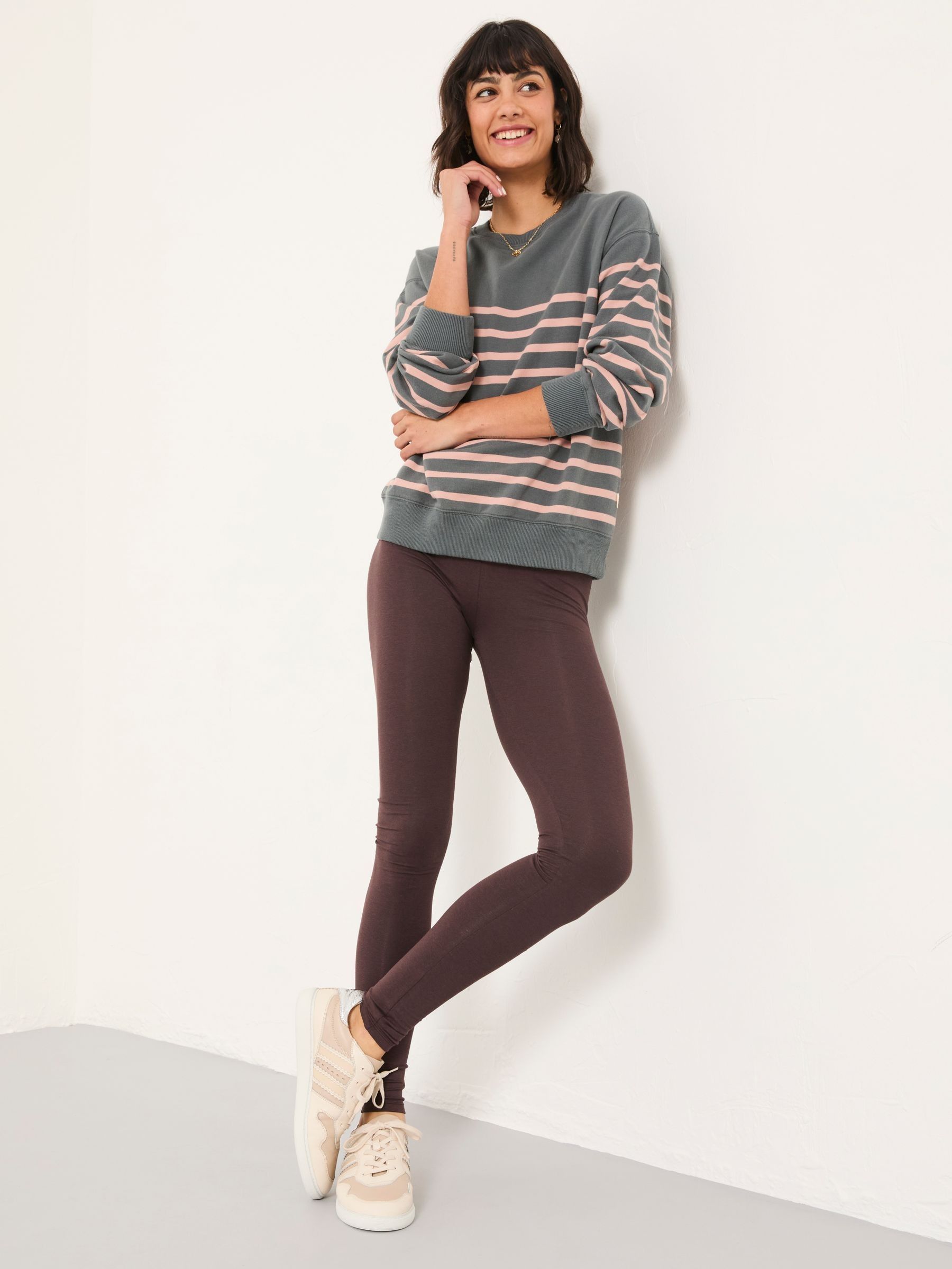 Meribel Brown High Rise Legging (H30059) | £25