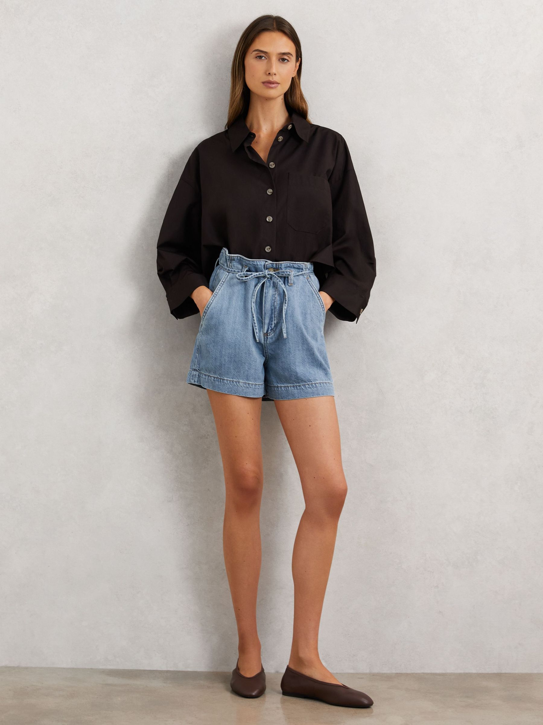 Paige Anessa Shorts in Light Blue (H30103) | £220