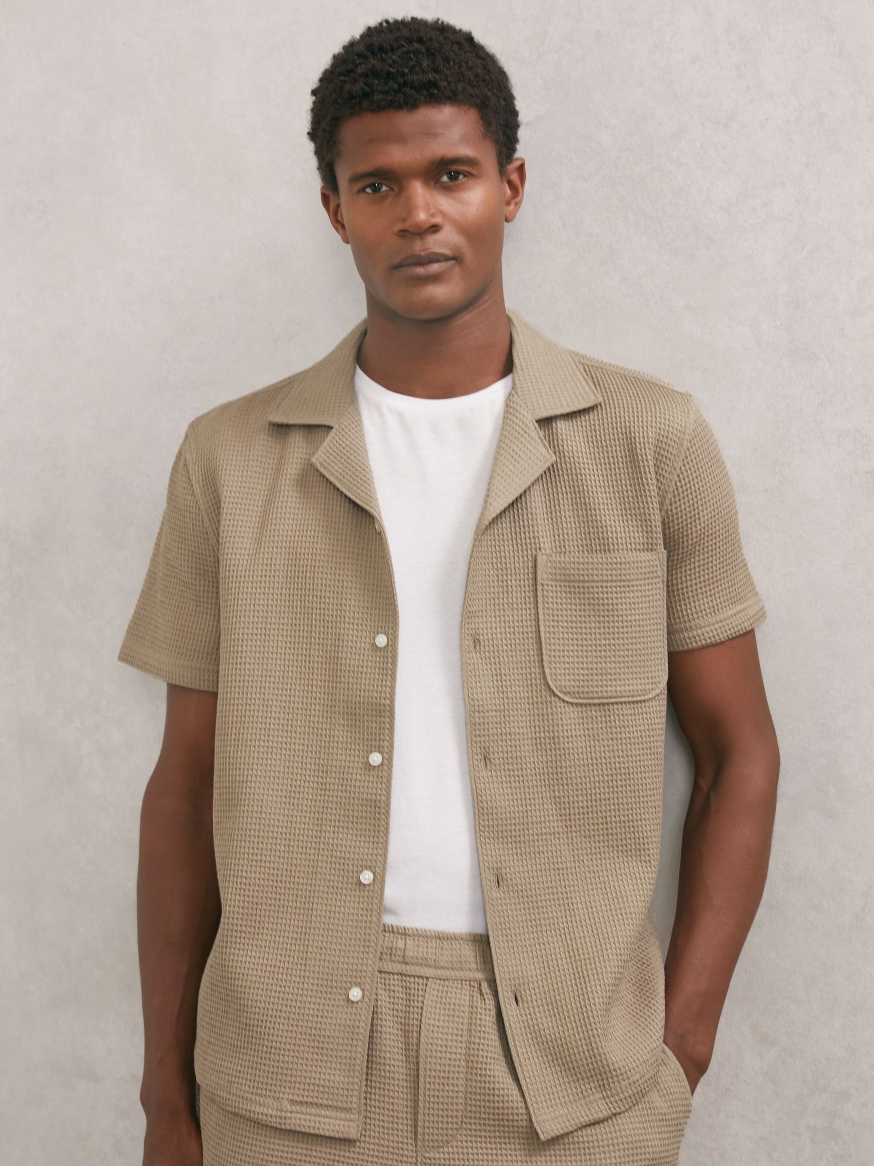 Paige Agoura Shirt in Light Brown (H30104) | £205