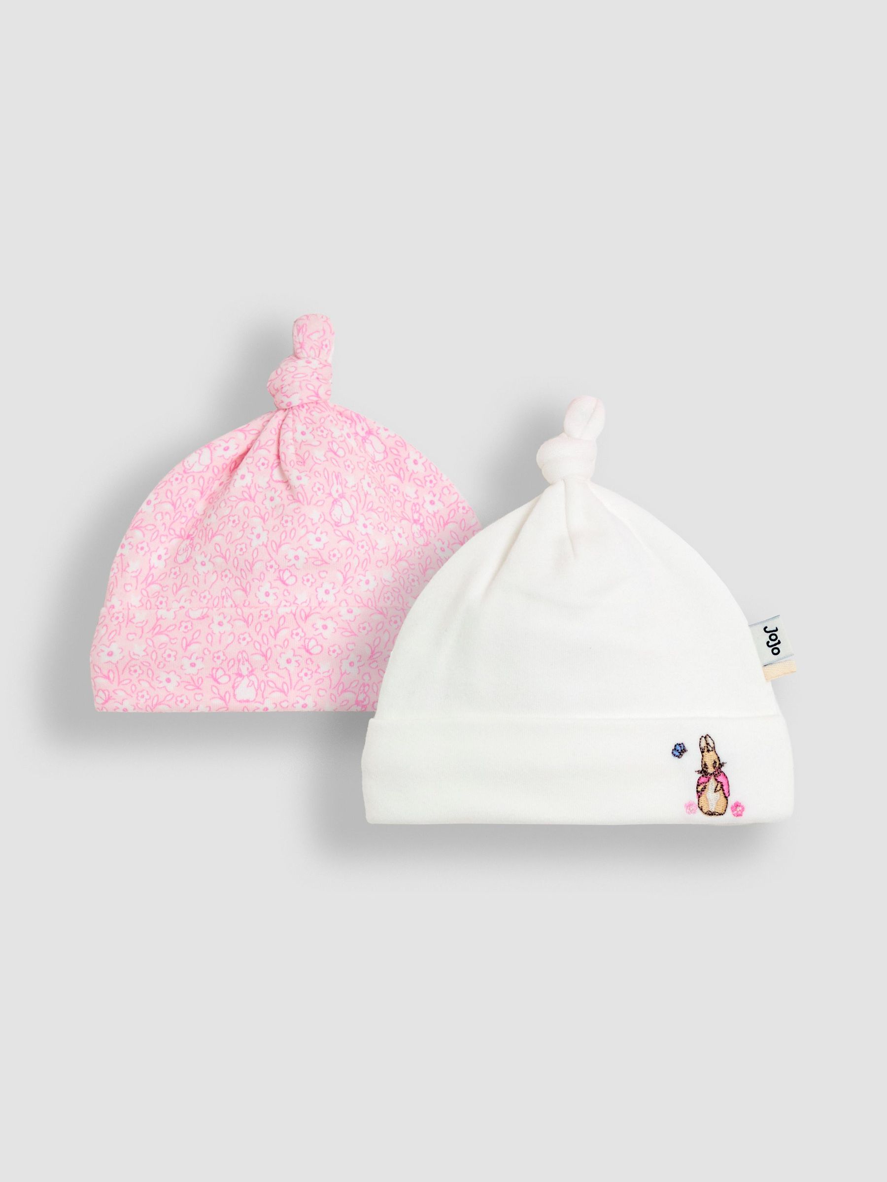 Cream 2- Pack Baby Hats (H30125) | £12