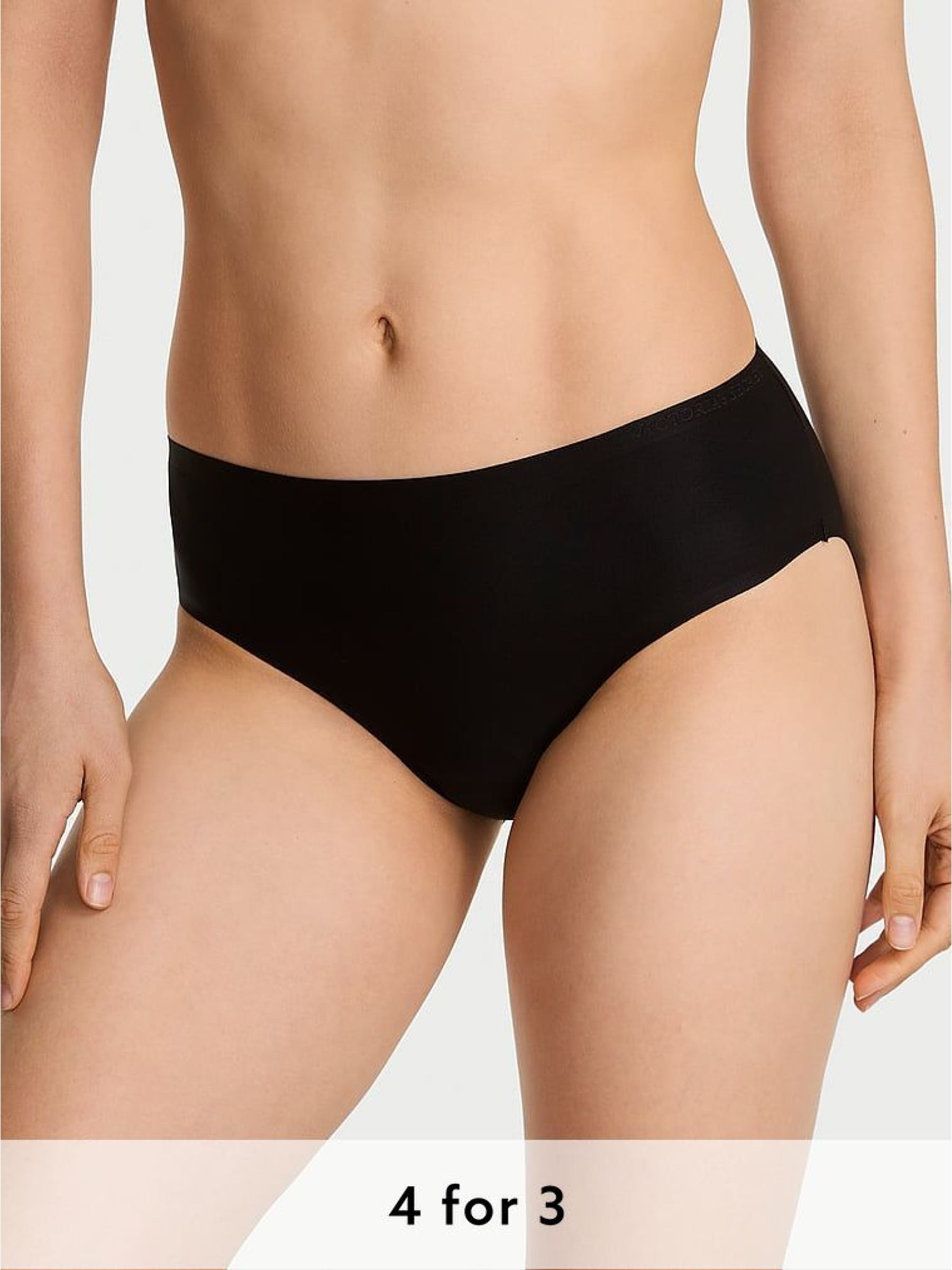 Black Bikini Mid-Rise Knickers (H30407) | £16