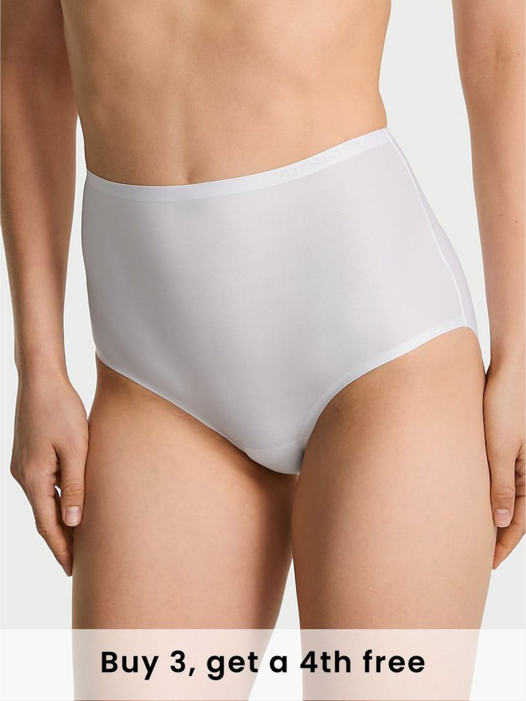 White Brief Mid-Rise Knickers (H30795) | £16