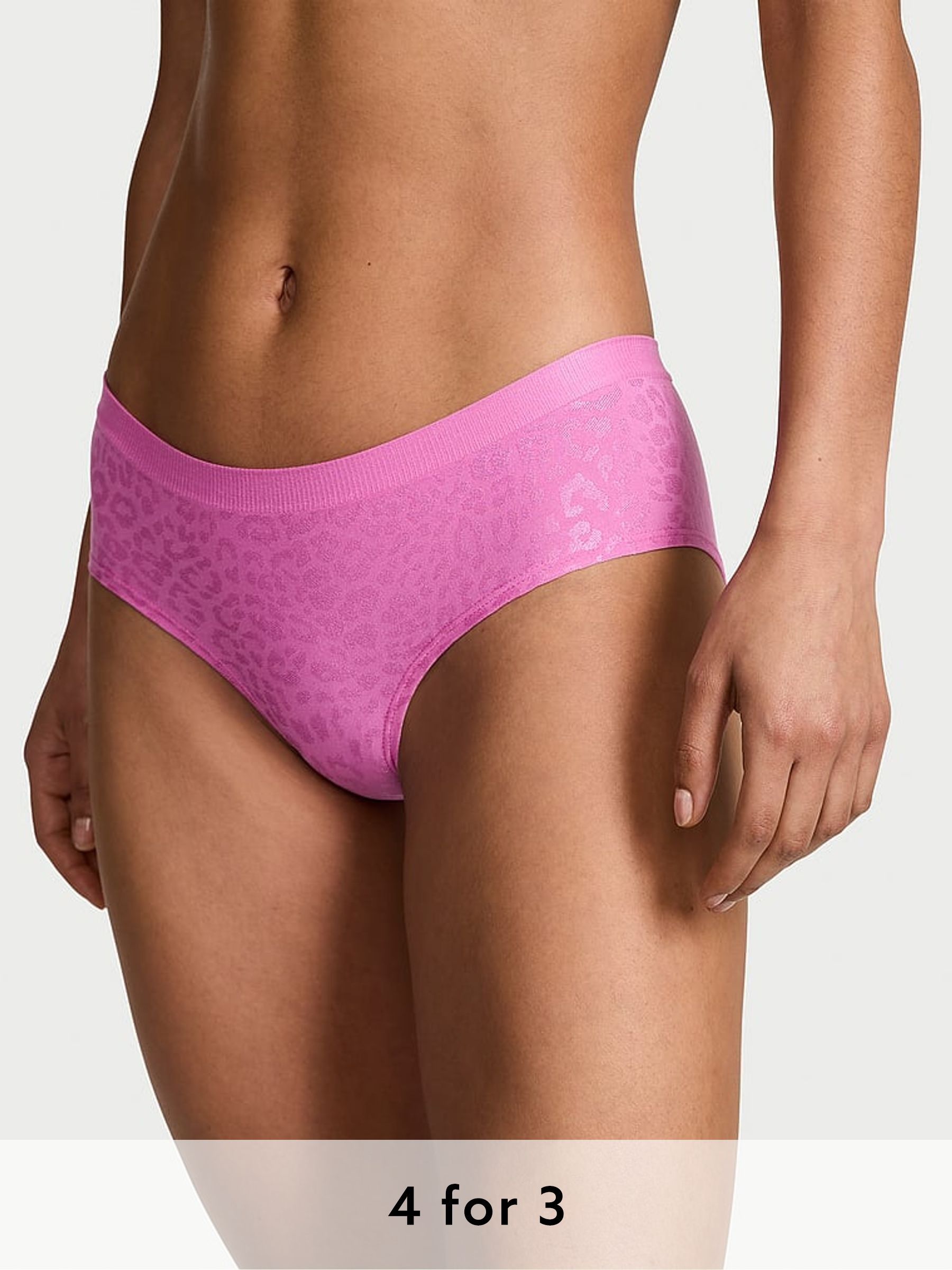 New Peony Pink Hipster Knickers (H34196) | £9