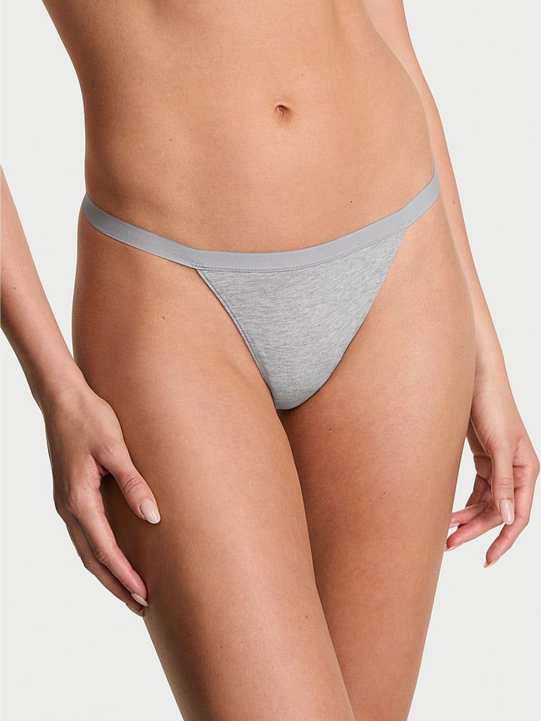 Medium Heather Grey G String Knickers (H37780) | £9