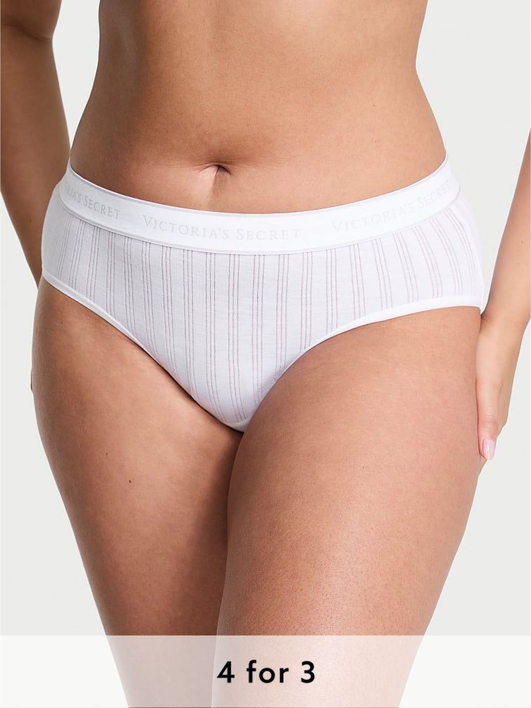 White Hipster Modal Logo Knickers (H37786) | £9