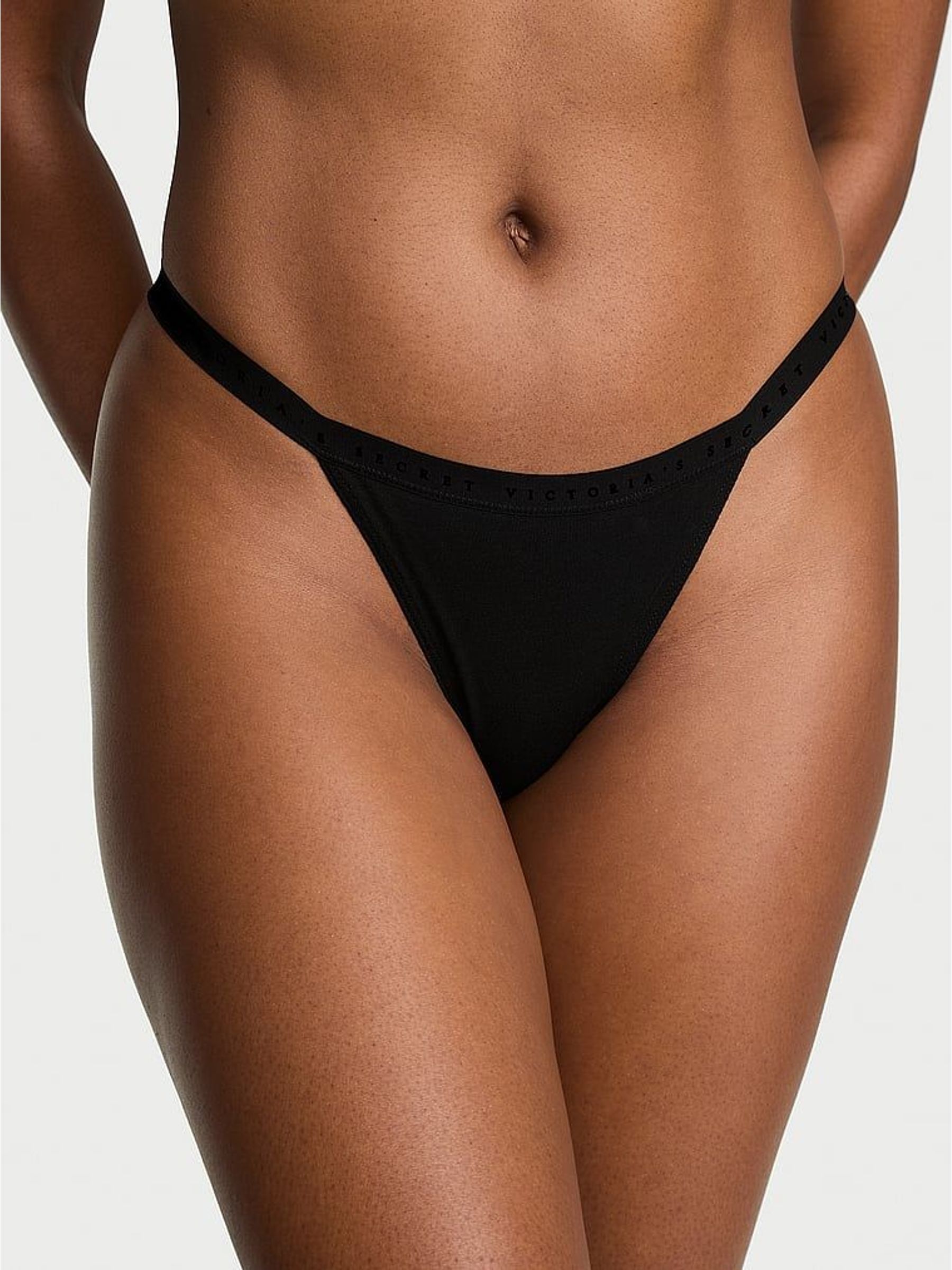 Black G String Knickers (H37817) | £9