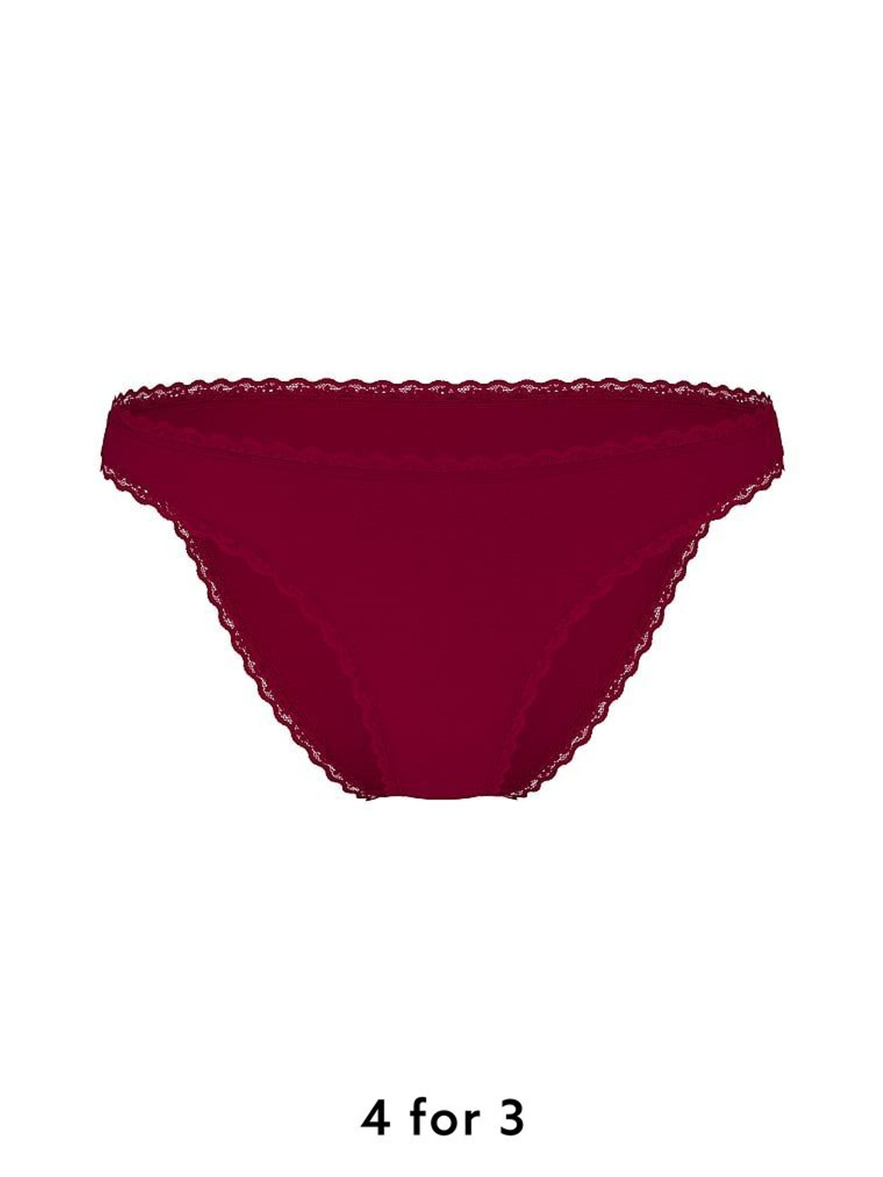 Fresh Jam Purple Bikini Lace Trim Knickers (H37830) | £9
