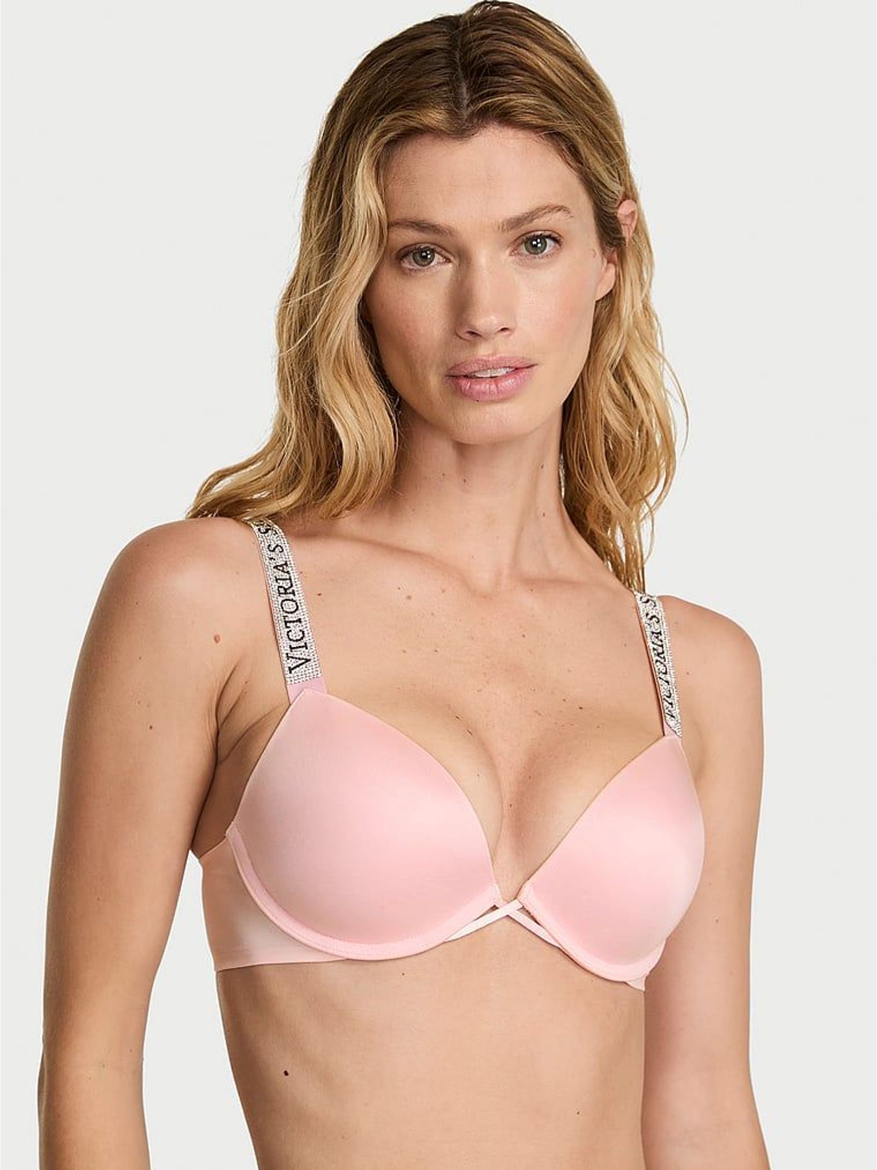 Angel Pink Push Up Shine Strap Bra (H37847) | £59