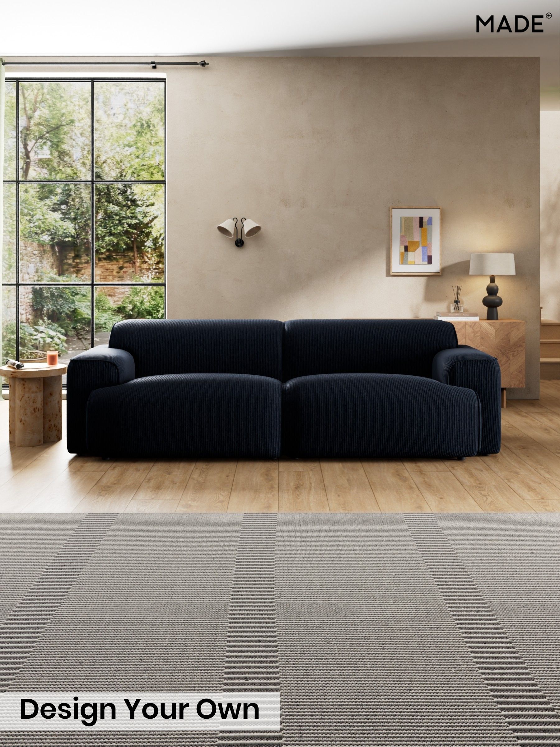 Matt Corduroy/Midnight Blue - Avalon By Made