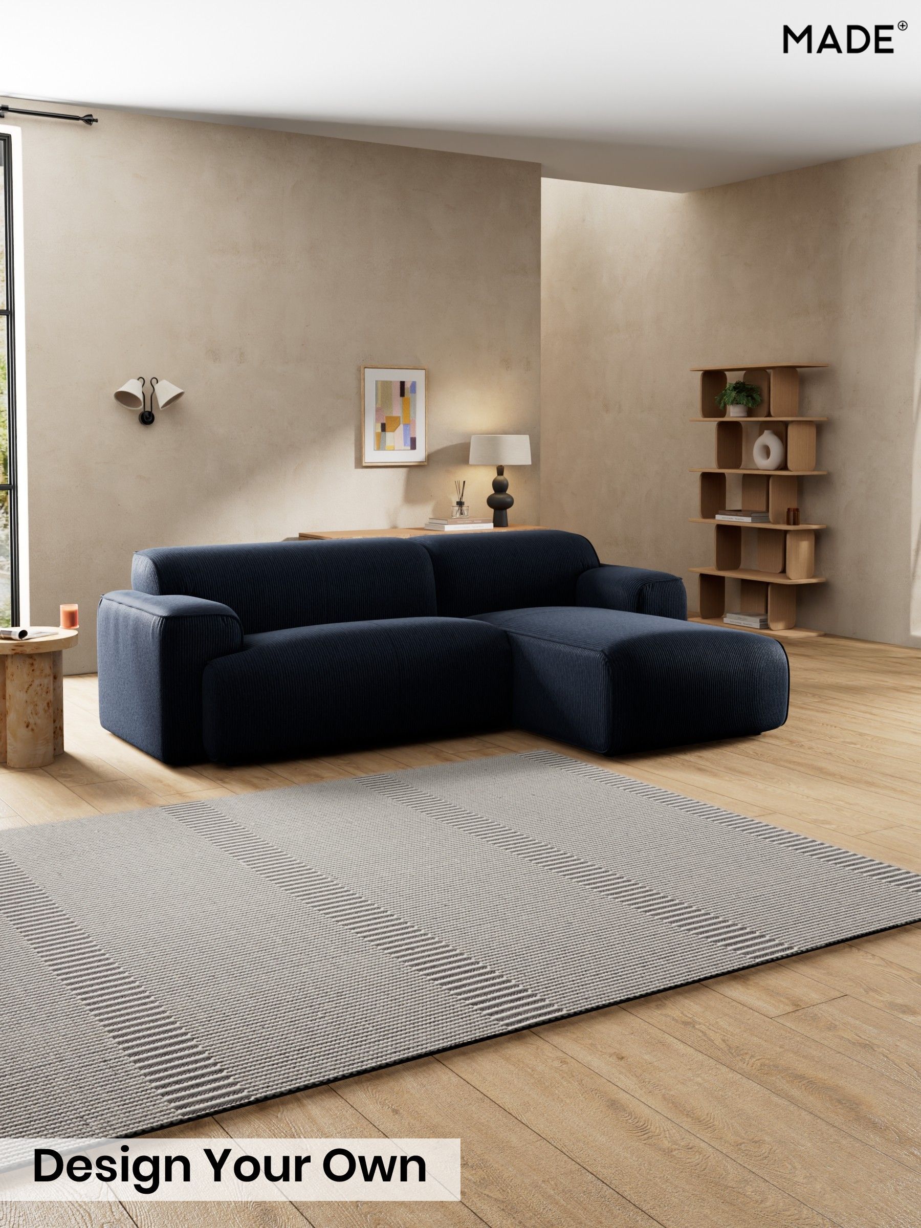 Matt Corduroy/Midnight Blue - Avalon By Made