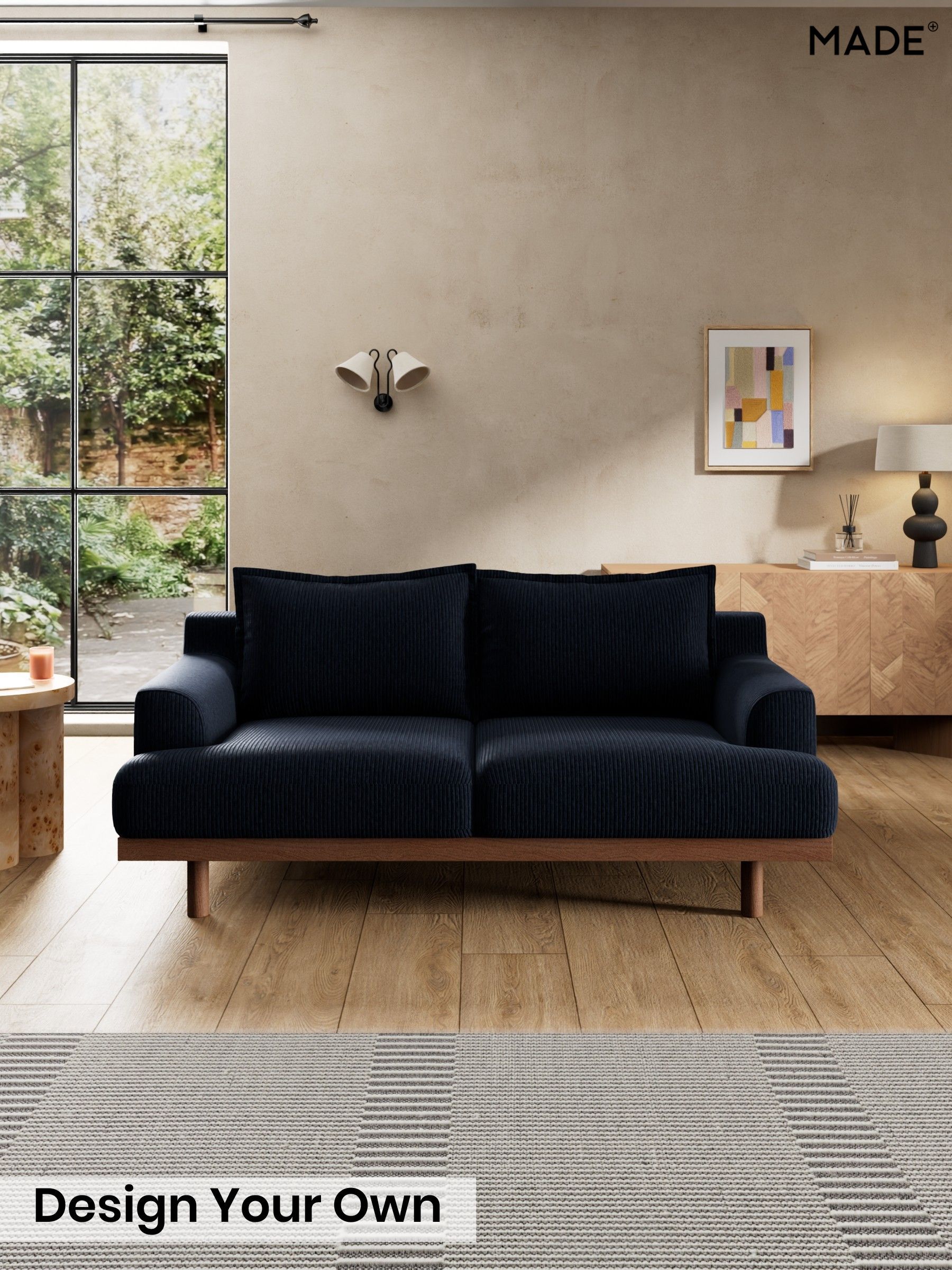 Matt Corduroy/Midnight Blue - Turin By Made