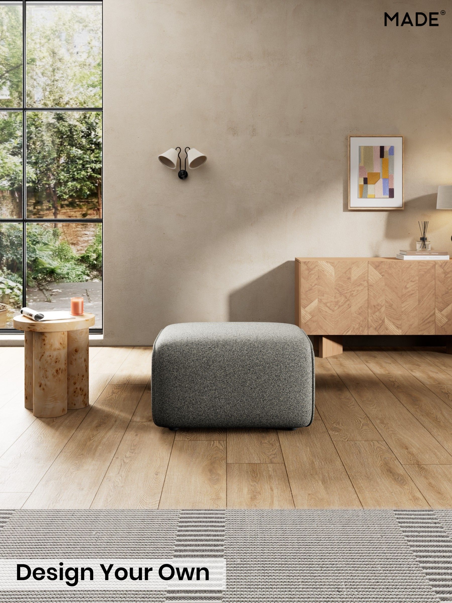 Soft Touch Boucle/Grey Marl - Avalon By Made