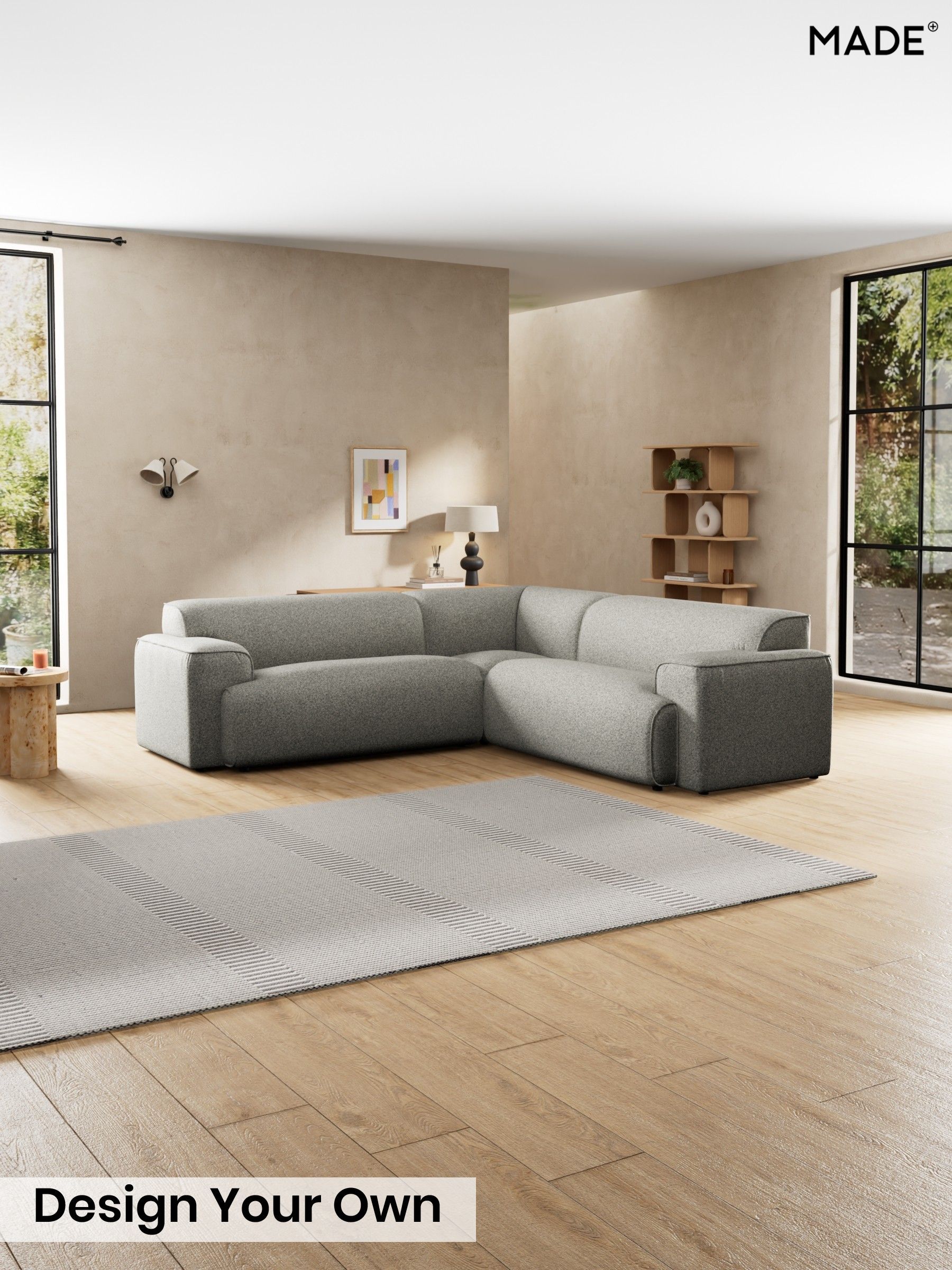 Soft Touch Boucle/Grey Marl - Avalon By Made