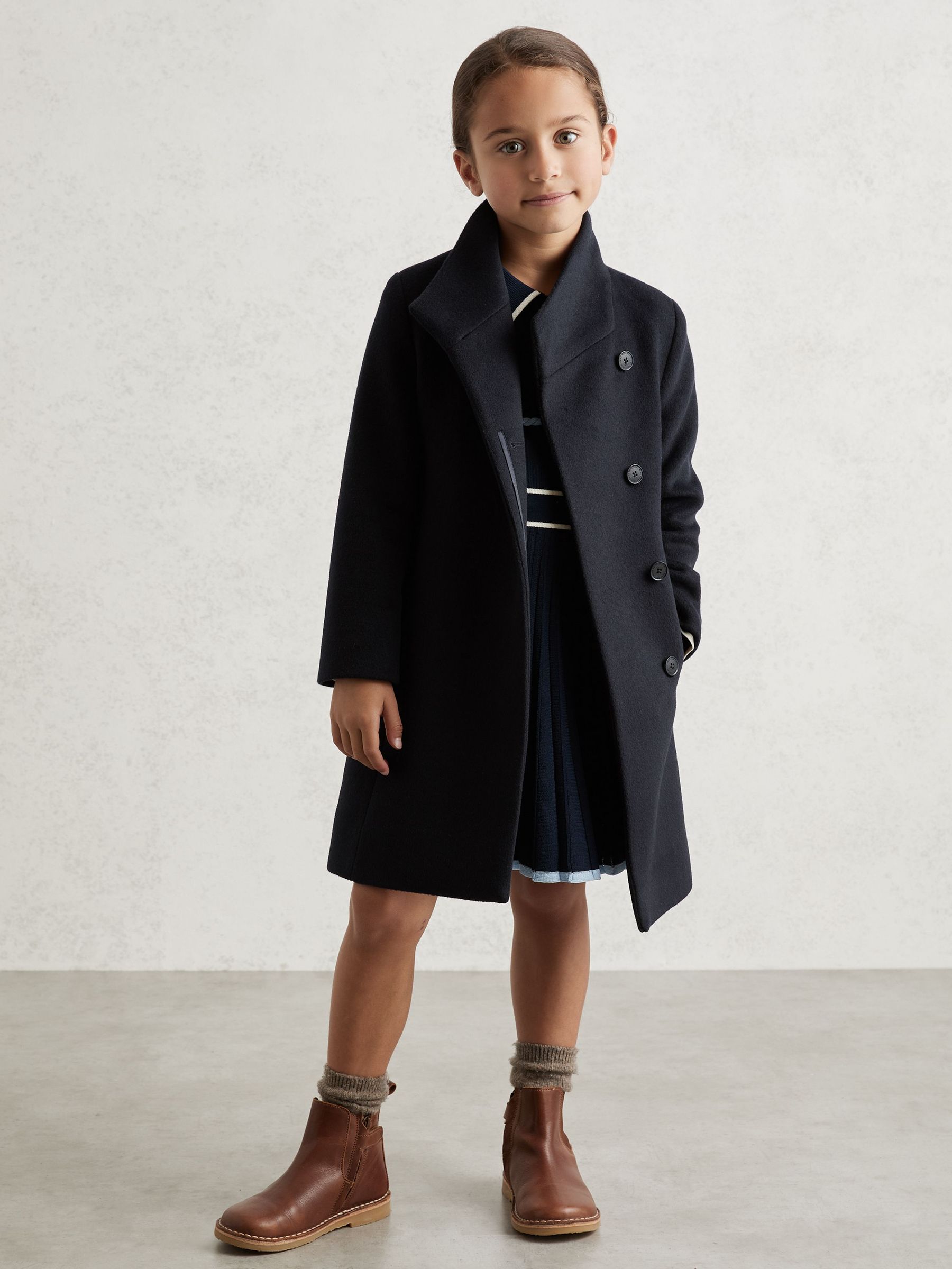 Coat in Navy (H39690) | £110