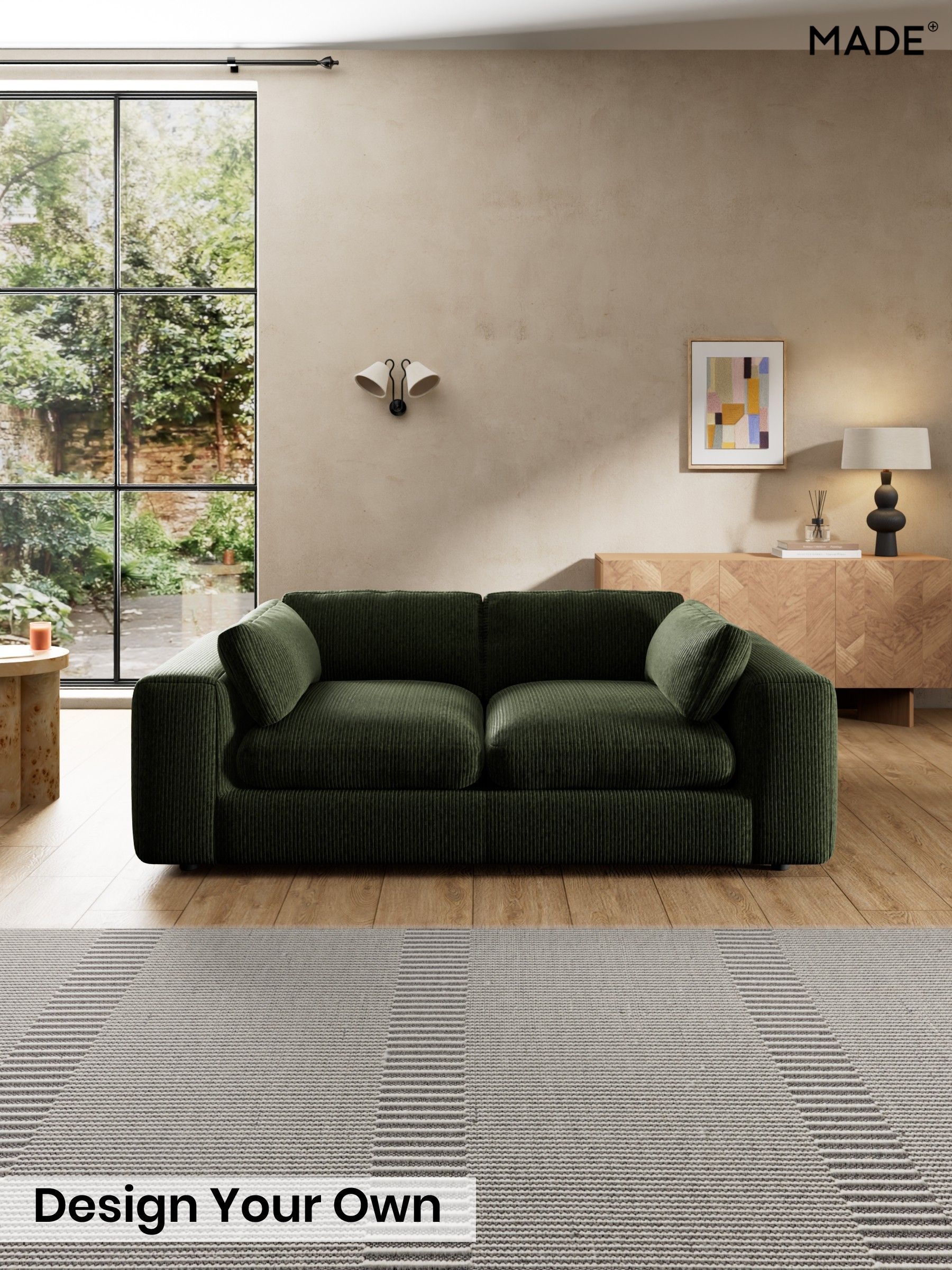 Matt Corduroy/Fennel Green - Alec By Made