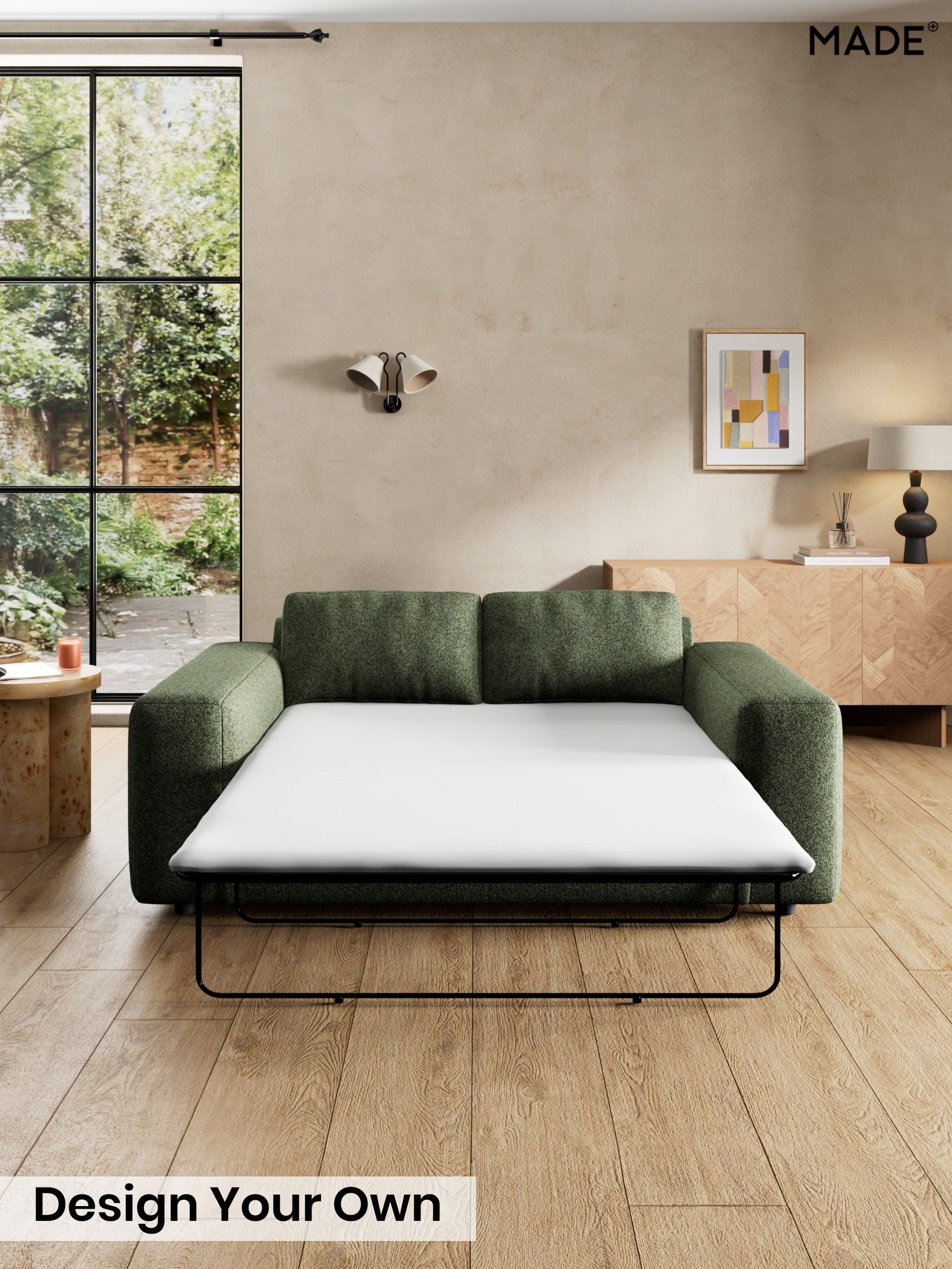 Soft Touch Boucle/Forest Green - Alec By Made