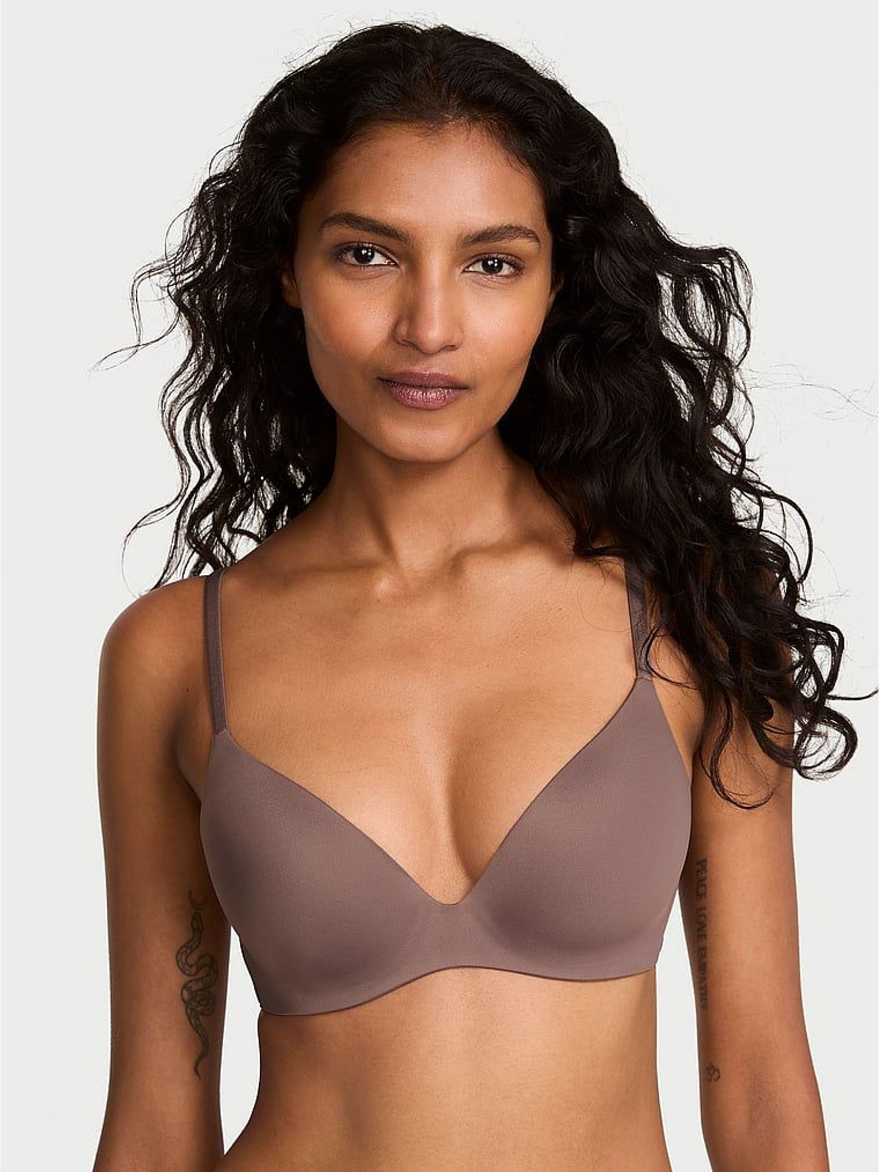 Cloudy Grey Lightly Lined Demi Flexfactor Bra (H42293) | £40