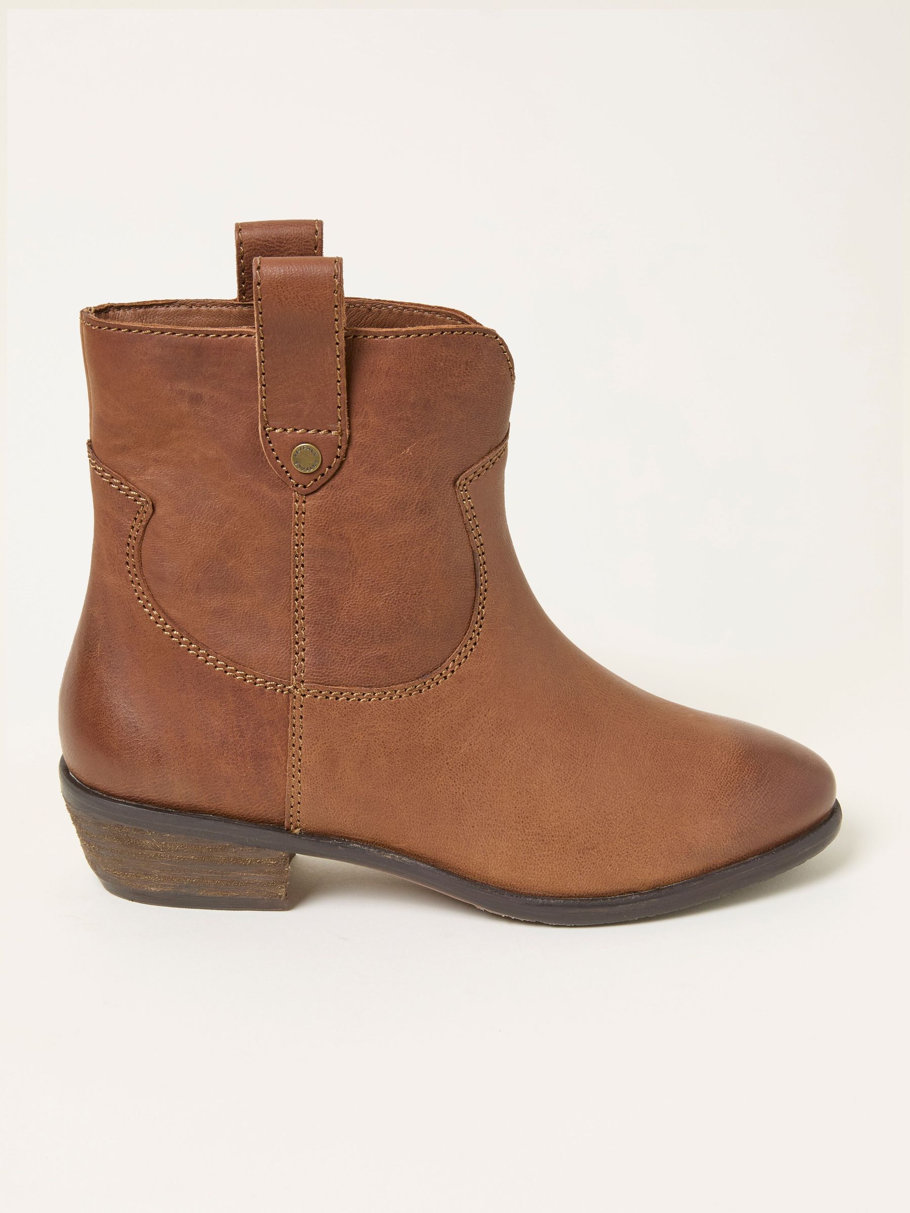 Remi Tan Brown Wide Fit Ankle Boot (H42575) | £79