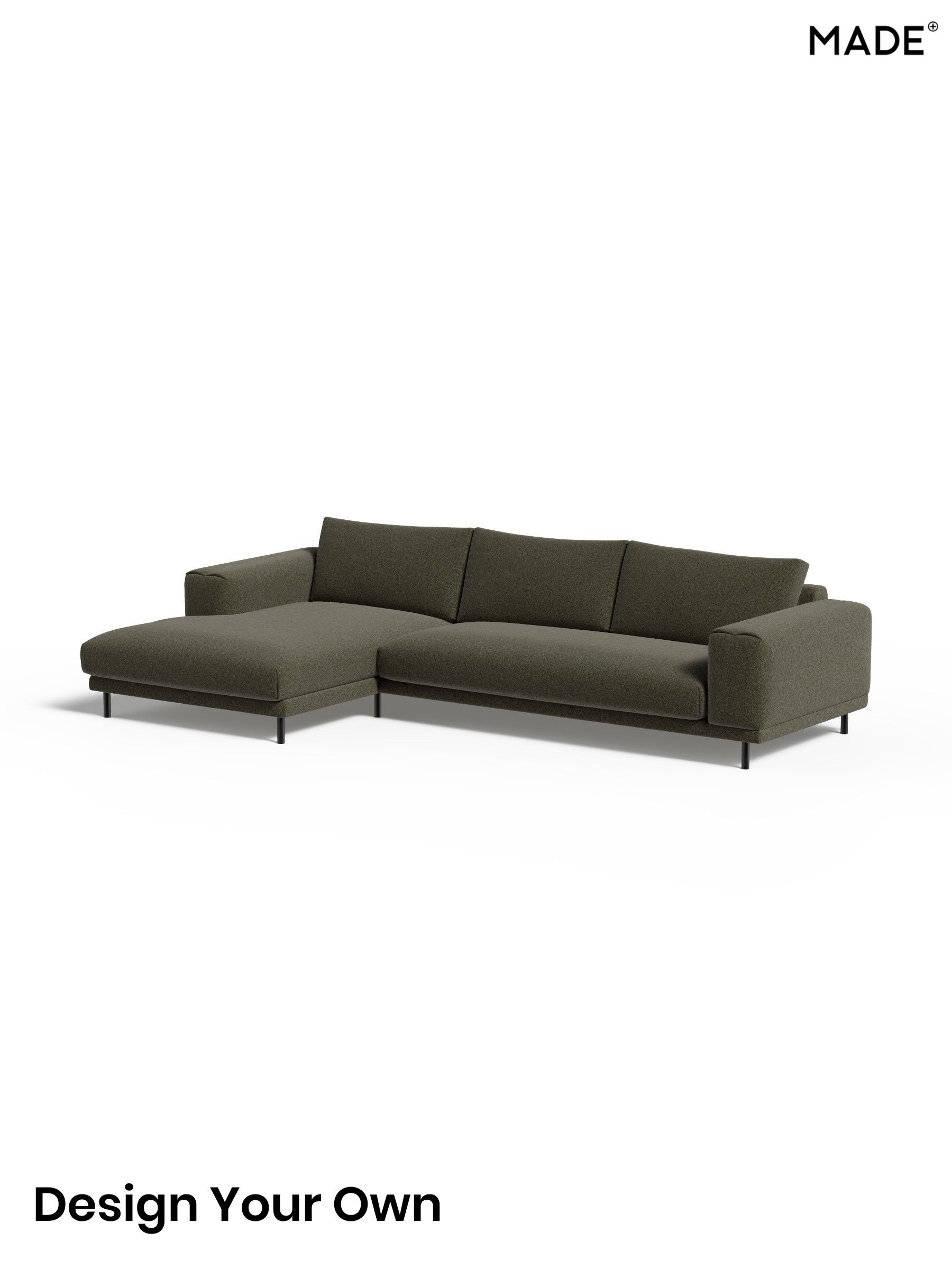 Soft Touch Boucle/Forest Green - Odin By Made