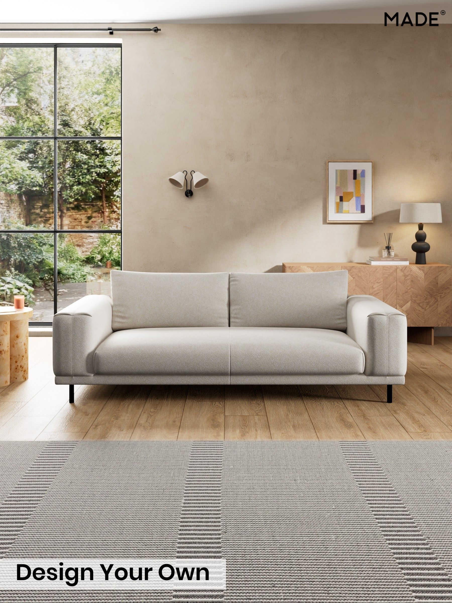 Soft Touch Boucle/Off White - Odin By Made
