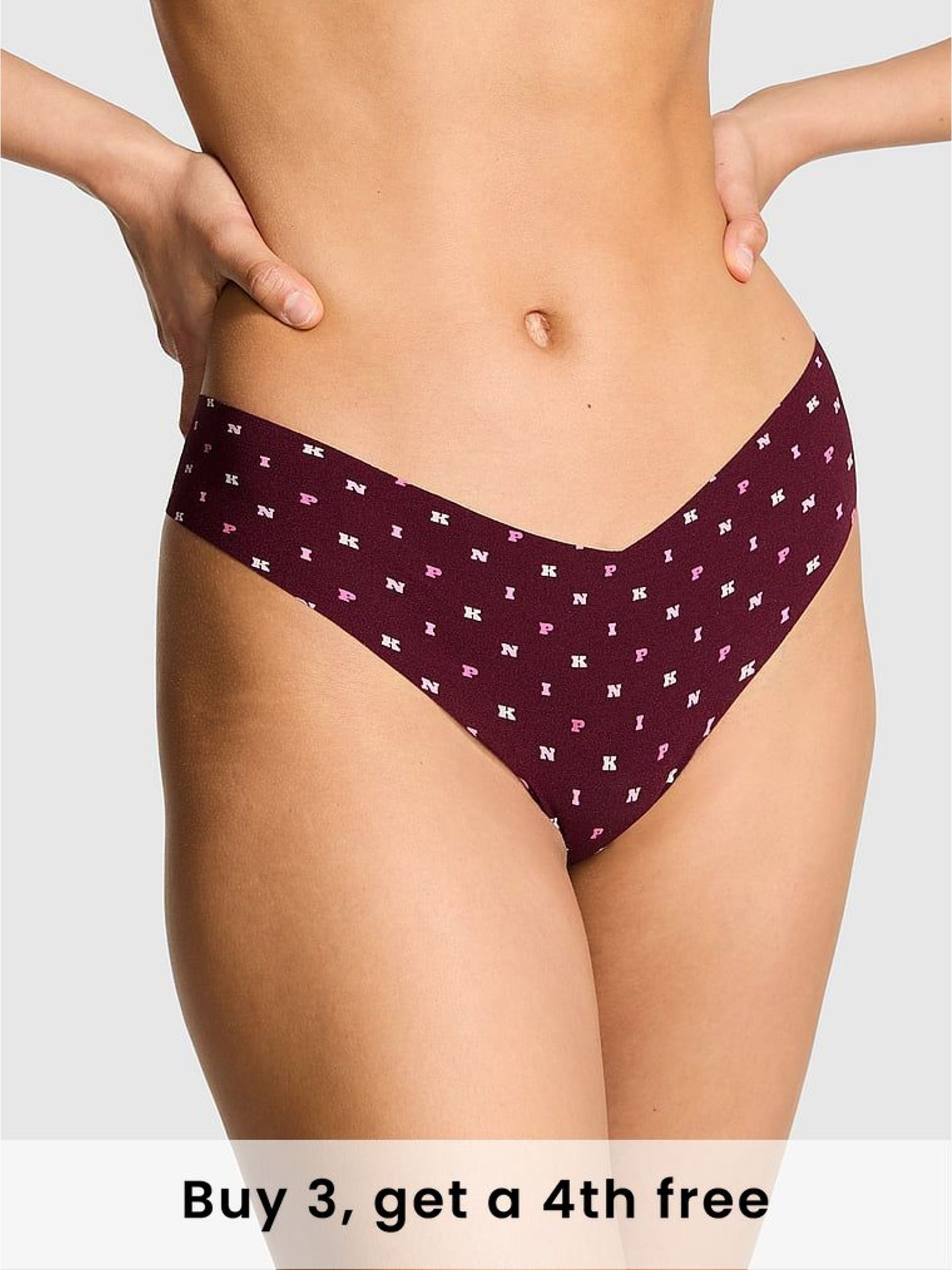 Purple Rose Thong No Show Knickers (H43268) | £9
