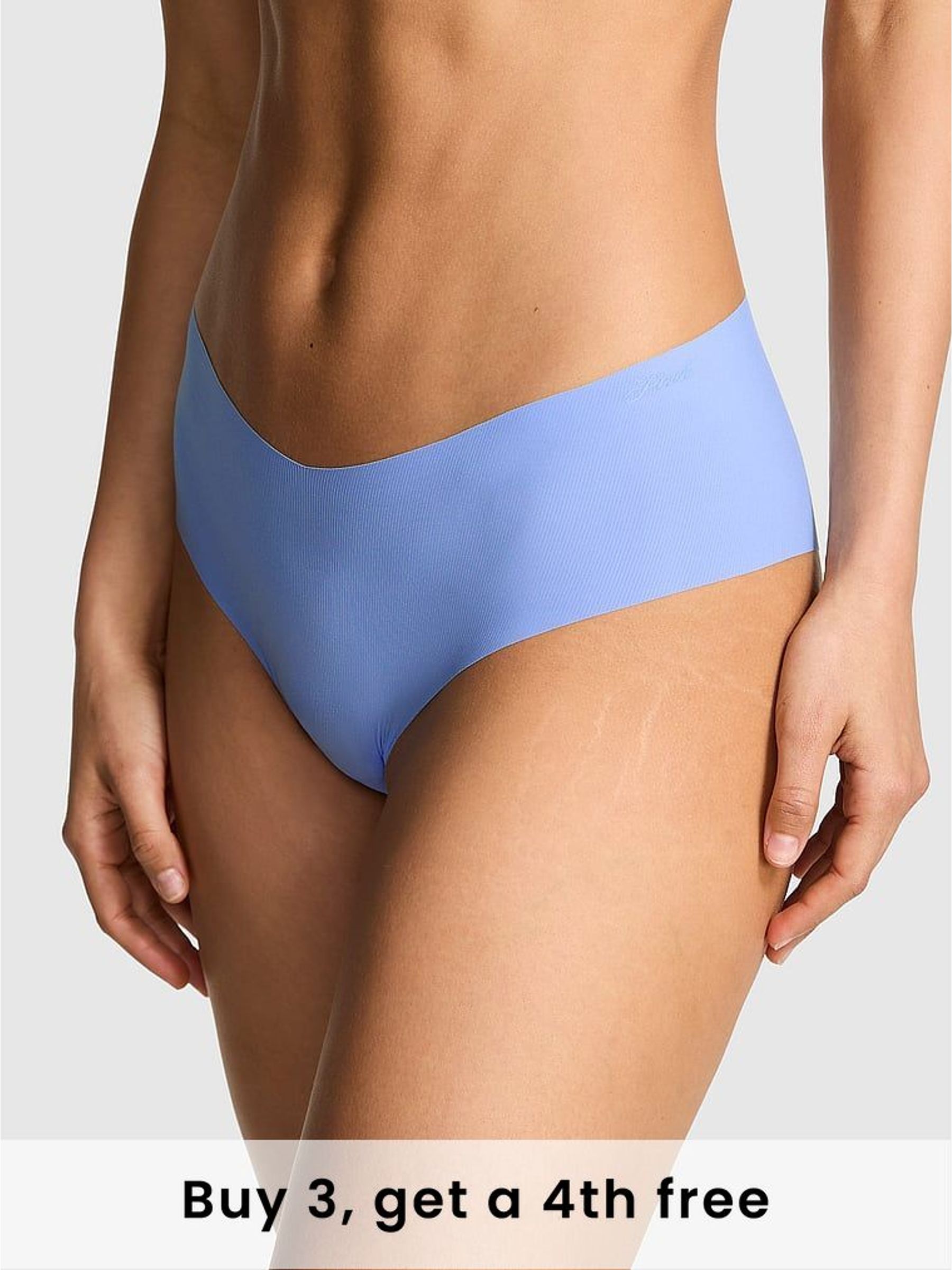 Seascape Blue No Show Rib Knickers (H43270) | £9