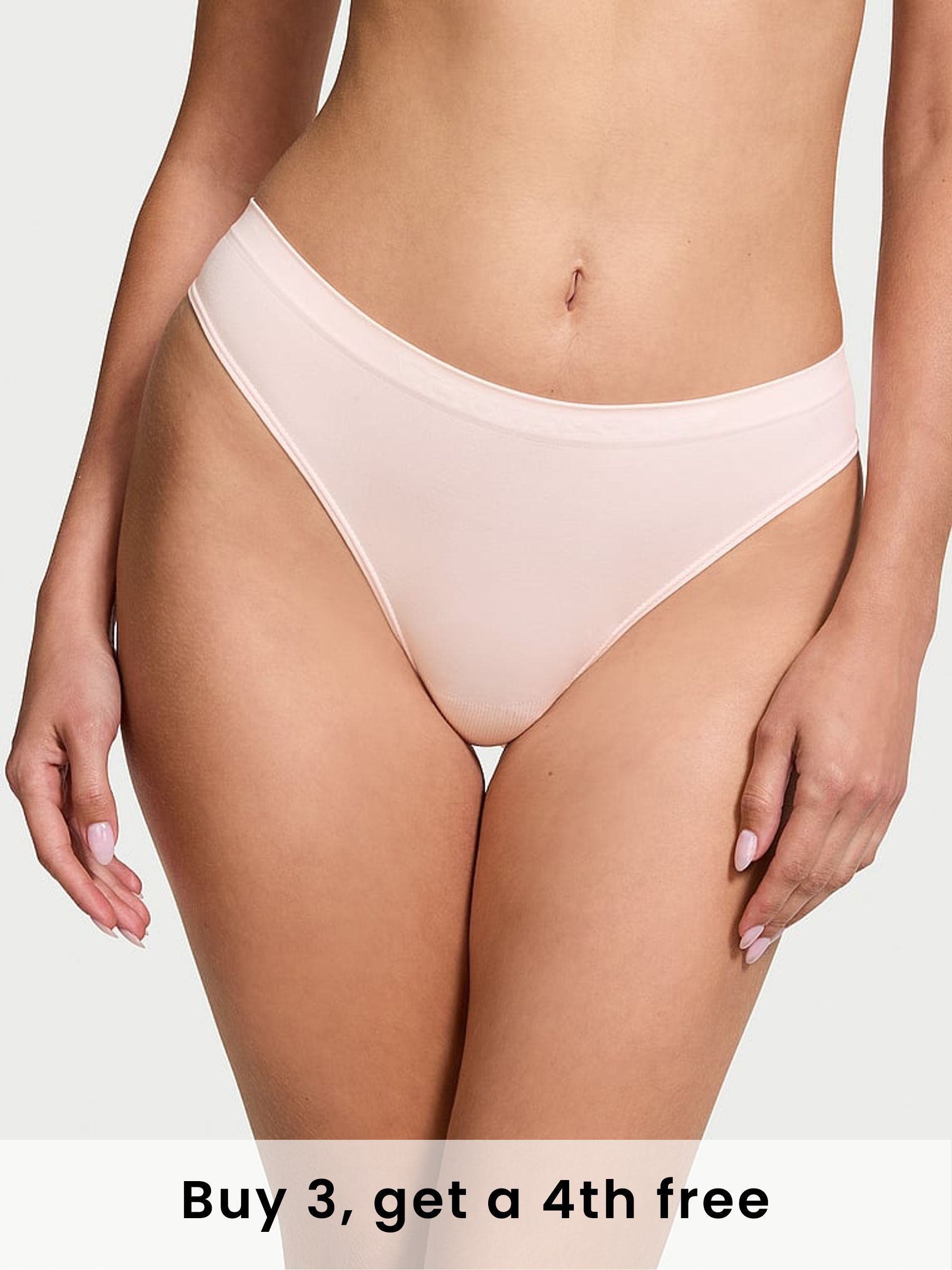 Purest Pink Thong Knickers (H43346) | £9