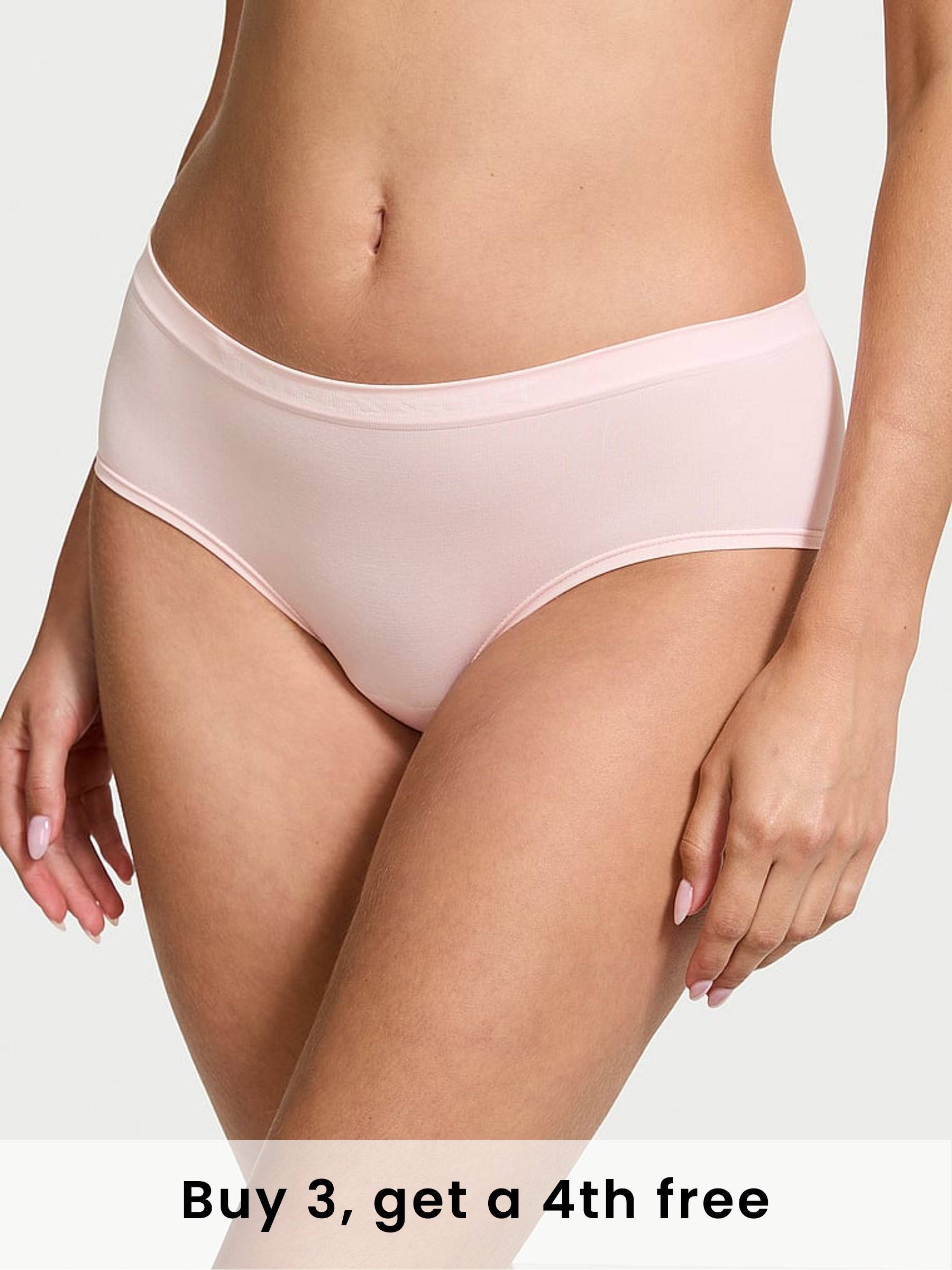 Purest Pink Hipster Knickers (H43466) | £9