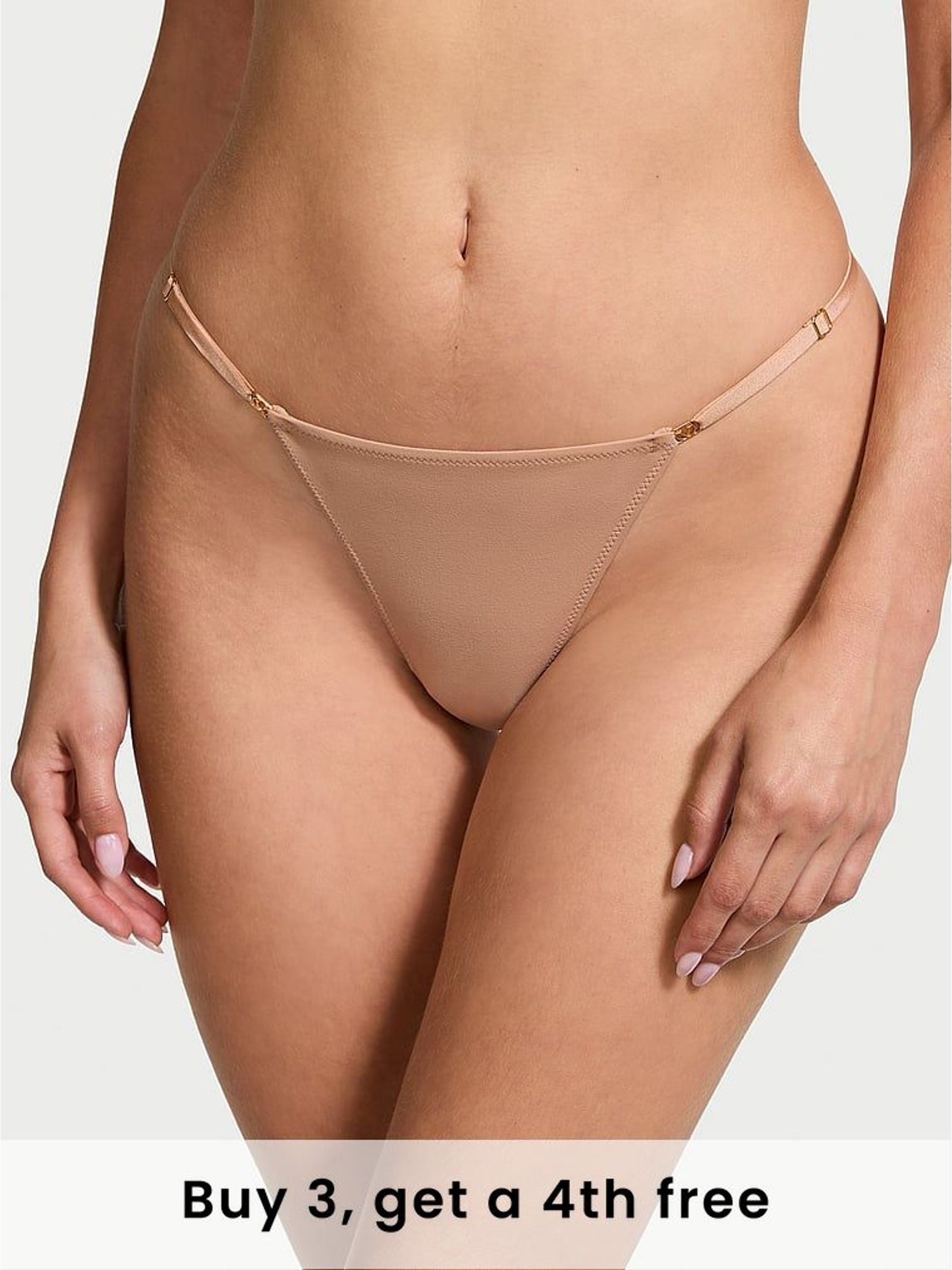 Praline Nude Thong Knickers (H43474) | £14