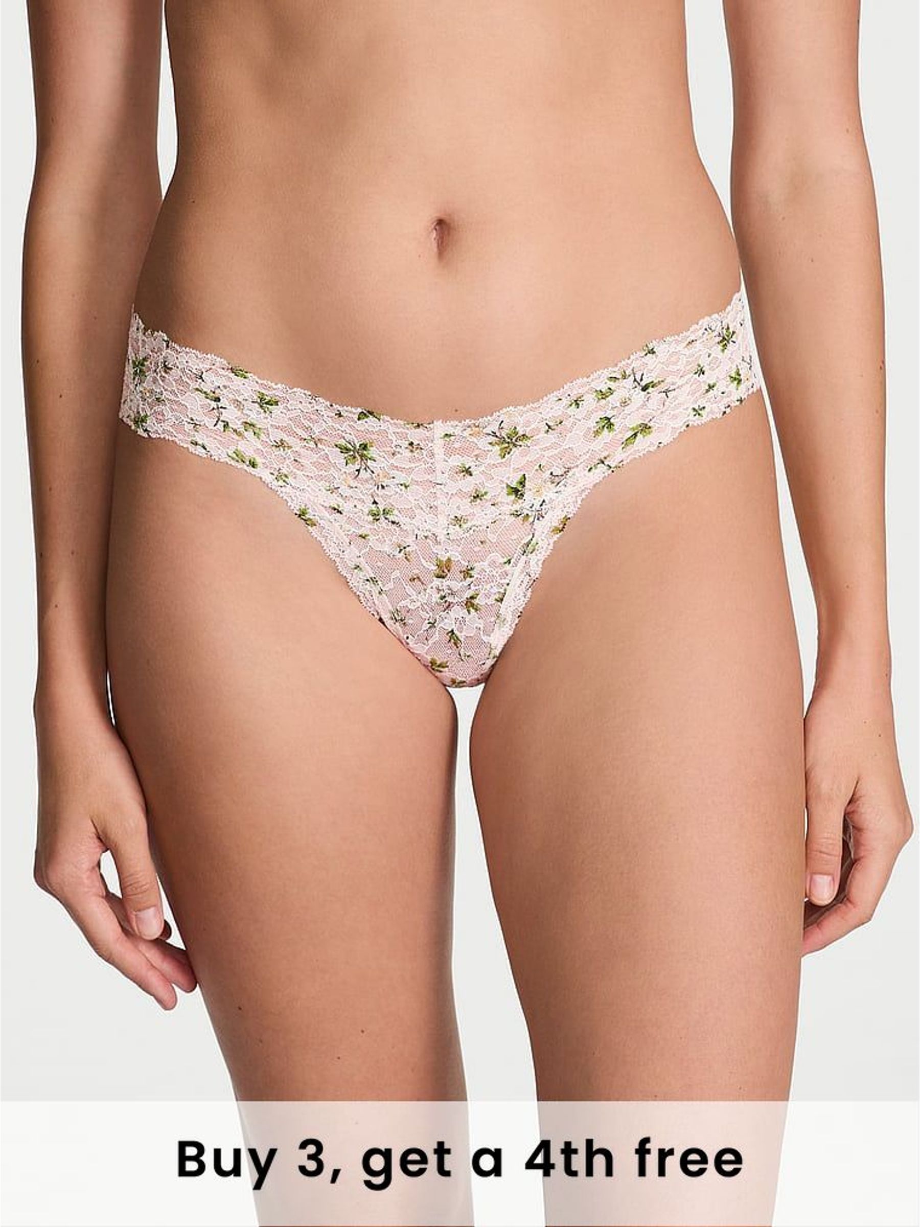Purest Pink Thong Knickers (H43576) | £9
